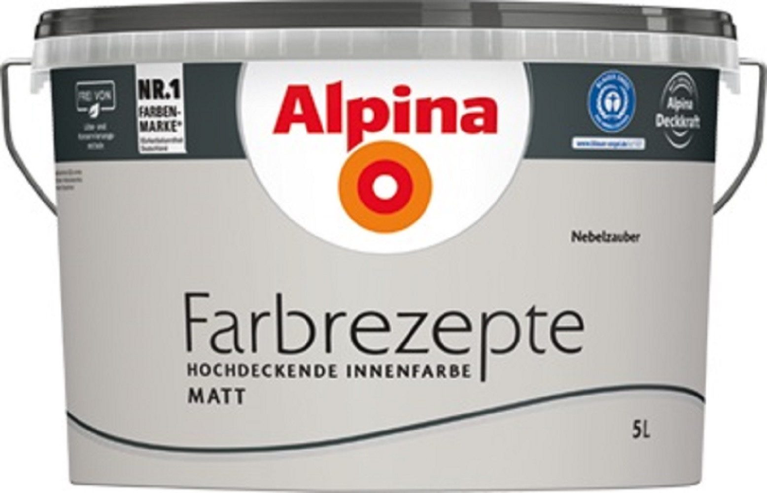 Wandfarbe Alpina Farbrezepte: einfach entspannt - Blau- & Beigetöne