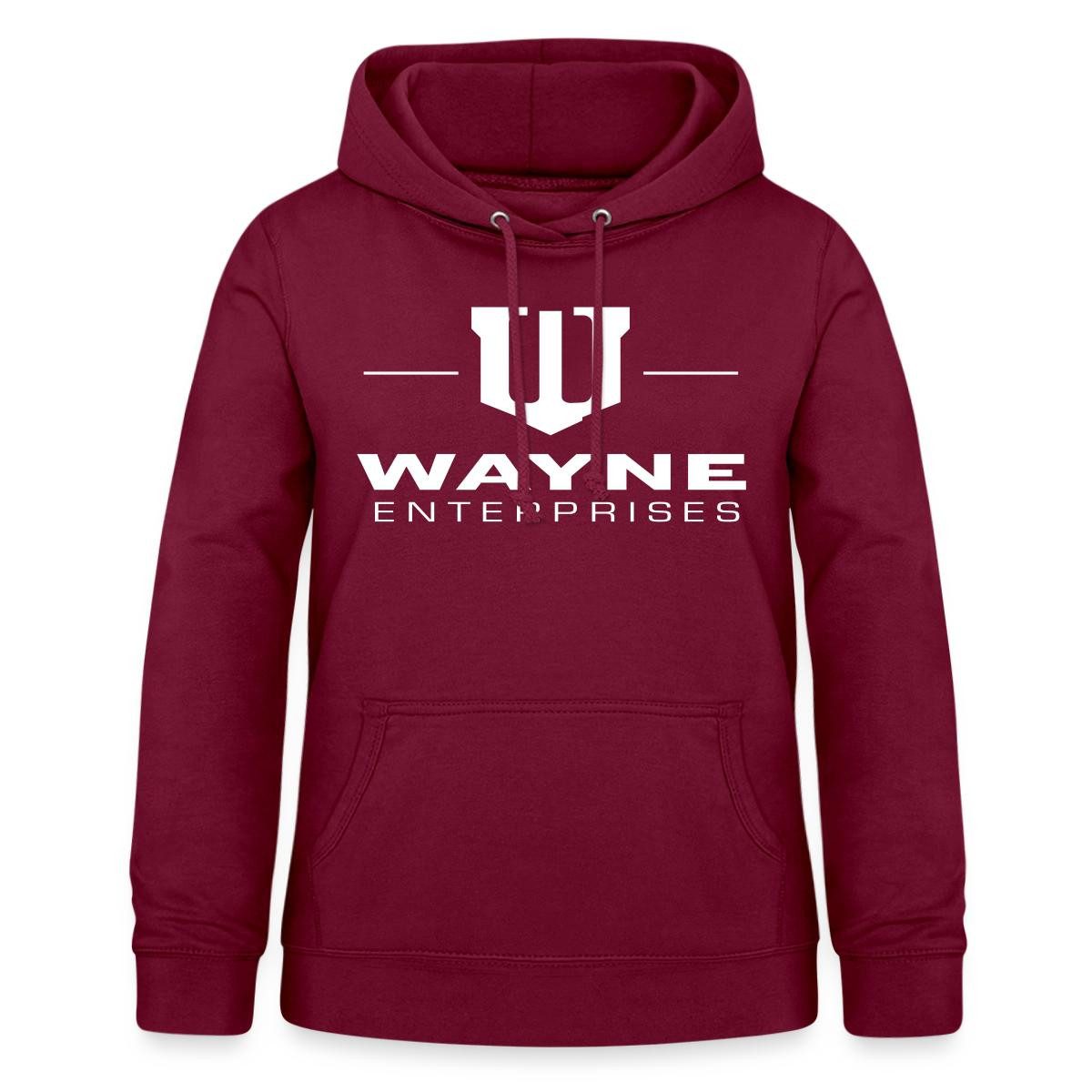 Spreadshirt Hoodie Batman Wayne Enterprises Damen Hoodie (1-tlg)