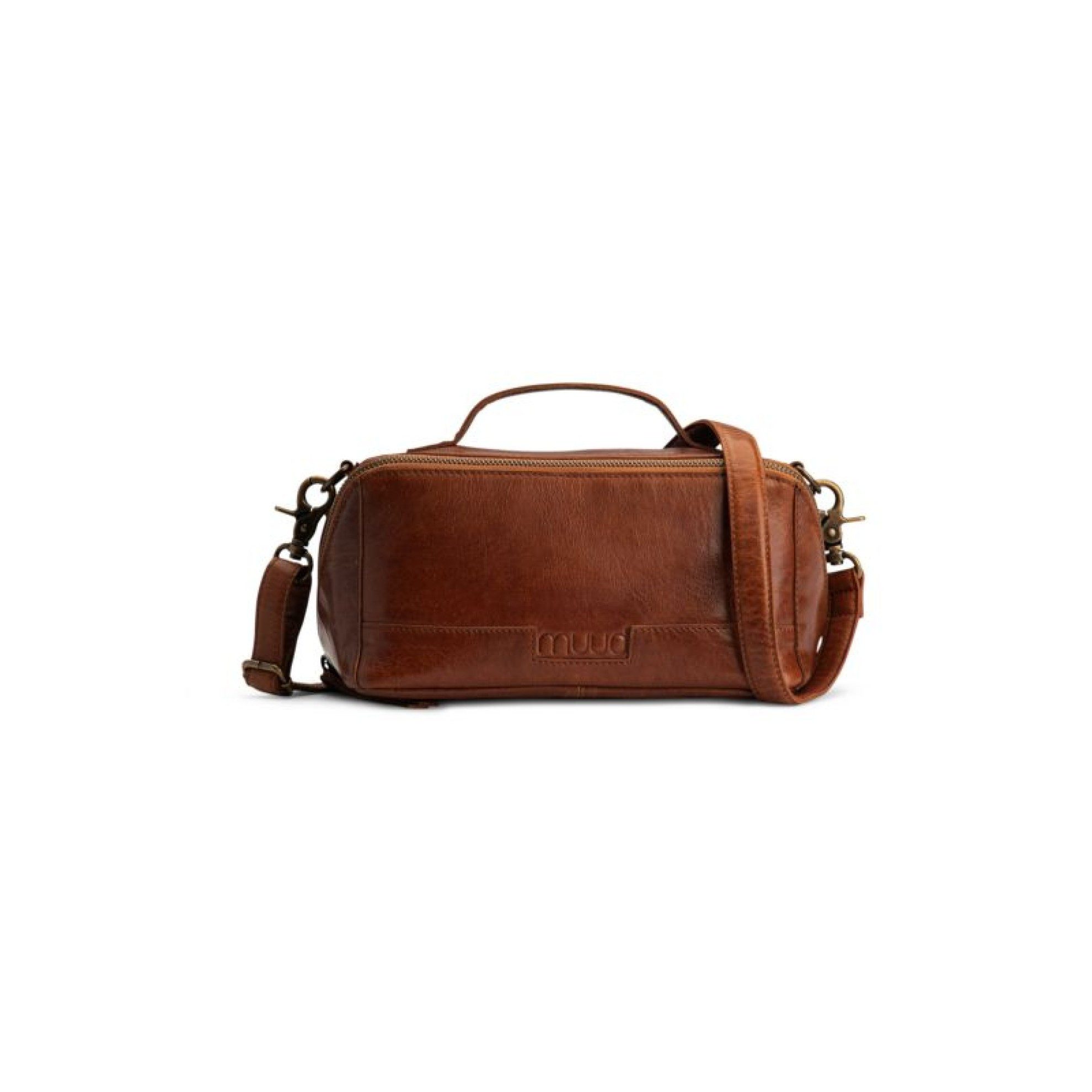muud Rundstricknadeln Tasche Cleo 23x13x11 cm Rich Brown