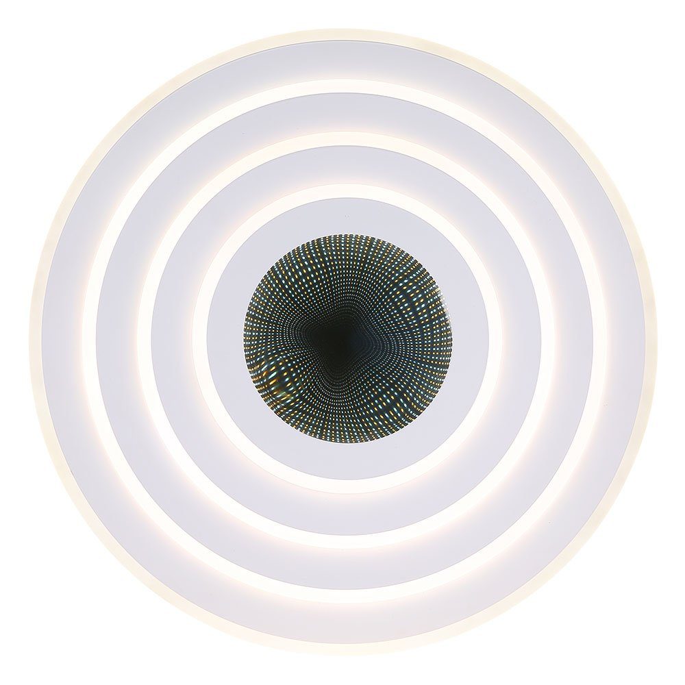 LED Globo Dimmbar Smartleuchte Deckenleuchte, 3D-Effekt Deckenleuchte Fernbedienung