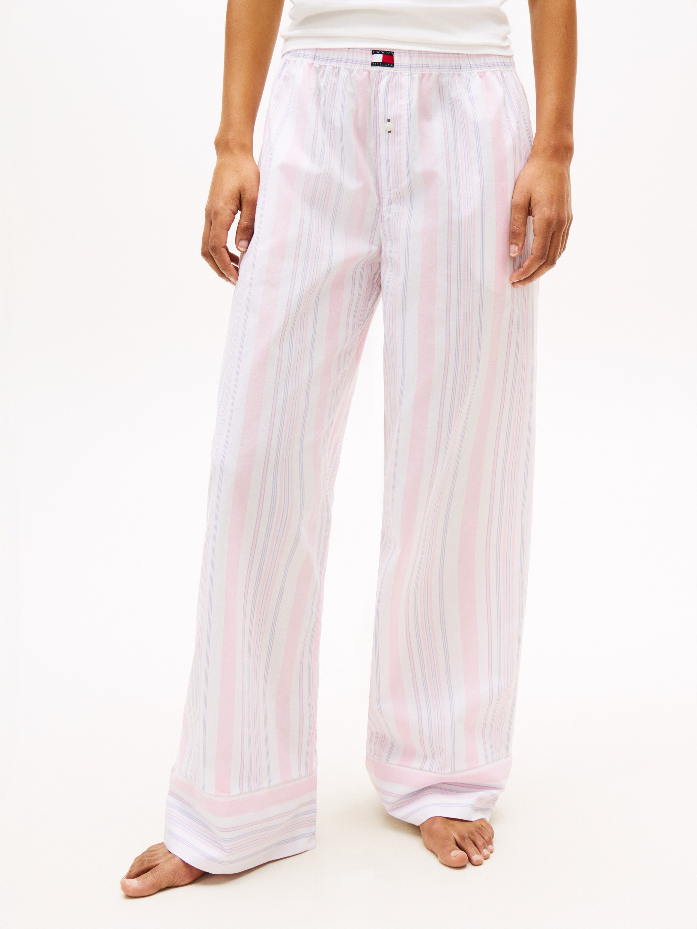 Tommy Hilfiger Underwear Pyjamahose POPLIN STRIPE