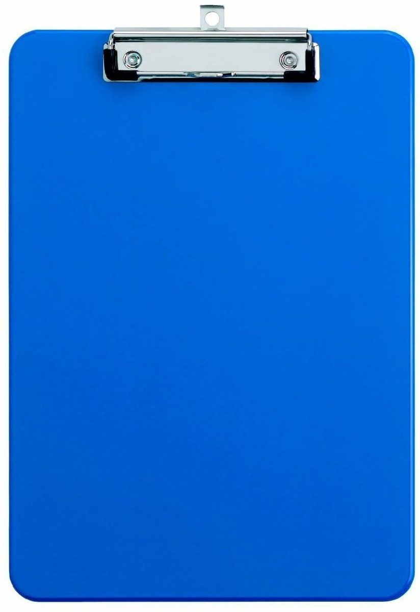 Schreibmappe Schreibplatte 2340537 DIN A4 Klemmdicke 10mm Kunststoff blau