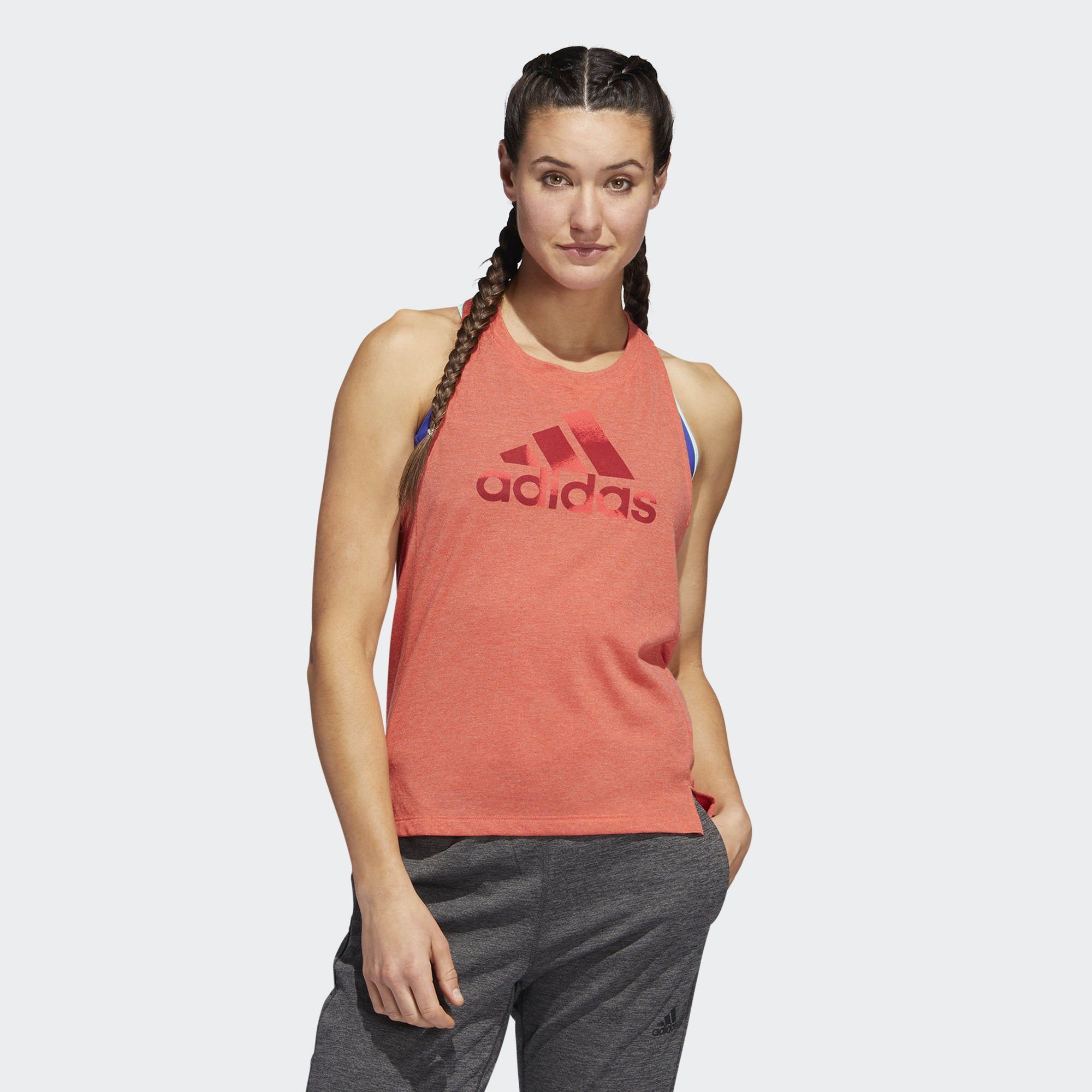 Tanktop« Sporttop Badge Adidas »boxy Performance Online Of Sport Clima Kaufen 5ARjLcq34