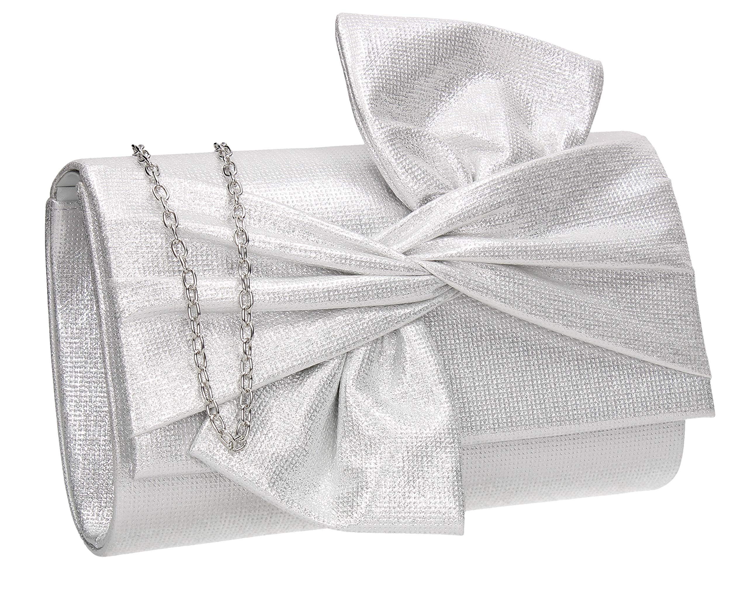 Zaewry Clutch Abendtasche Unterarmtasche Tasche formelle Party-Handtasche, für Hochzeit, Party, Cocktail, Abschlussball, Umhängetasche