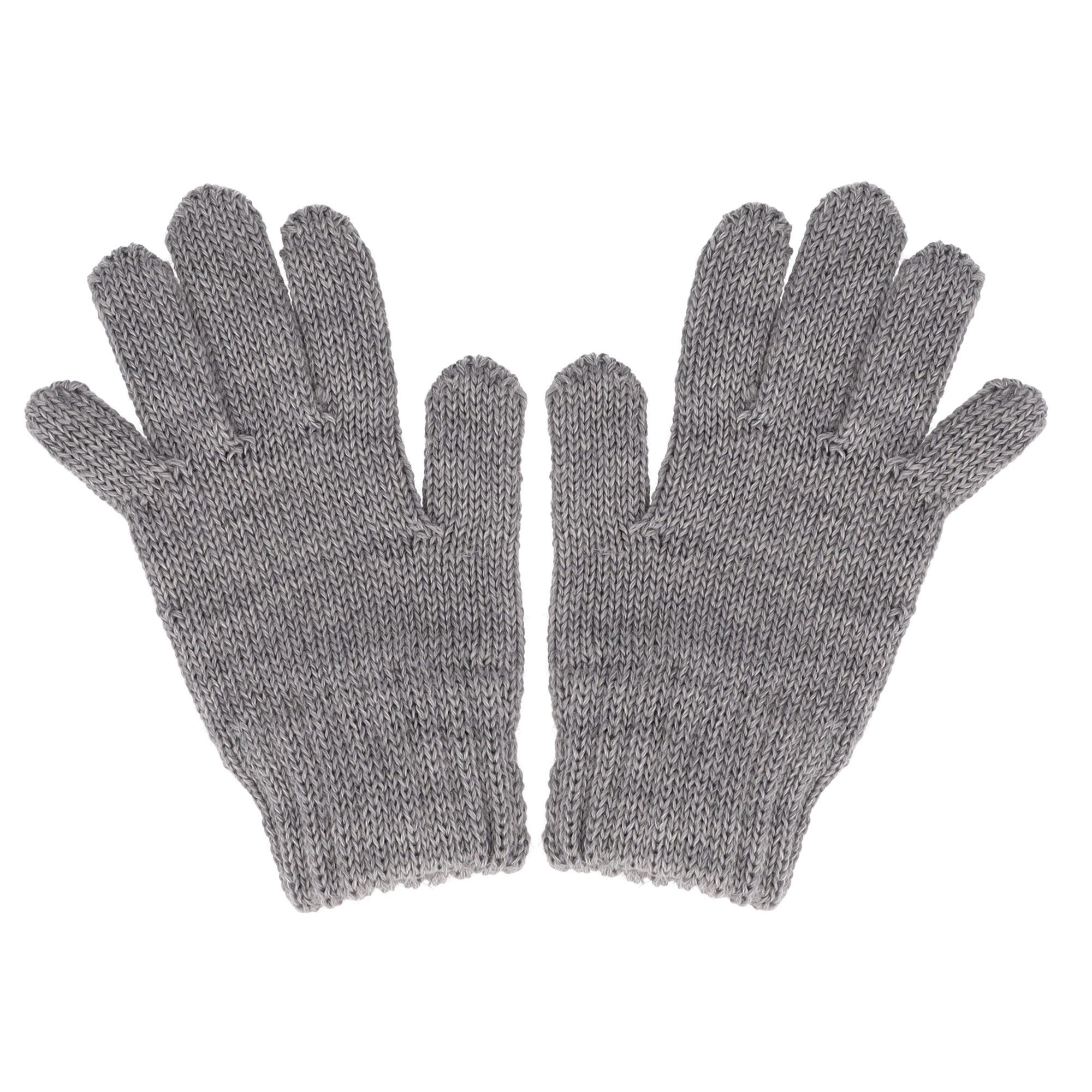 MAXIMO Strickhandschuhe Fingerhandschuhe, Wolle, wärmend, atmungsaktiv, basic, bequem