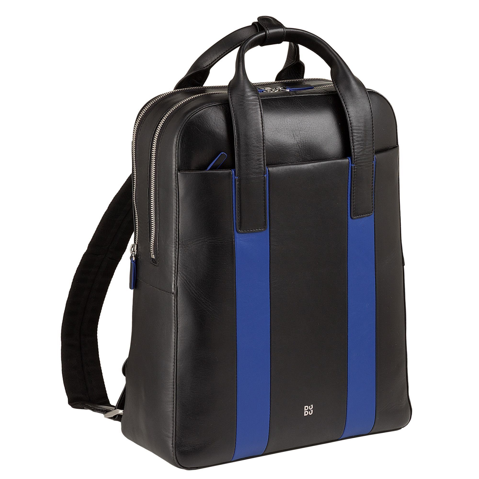 DuDu black Daypack, Leder