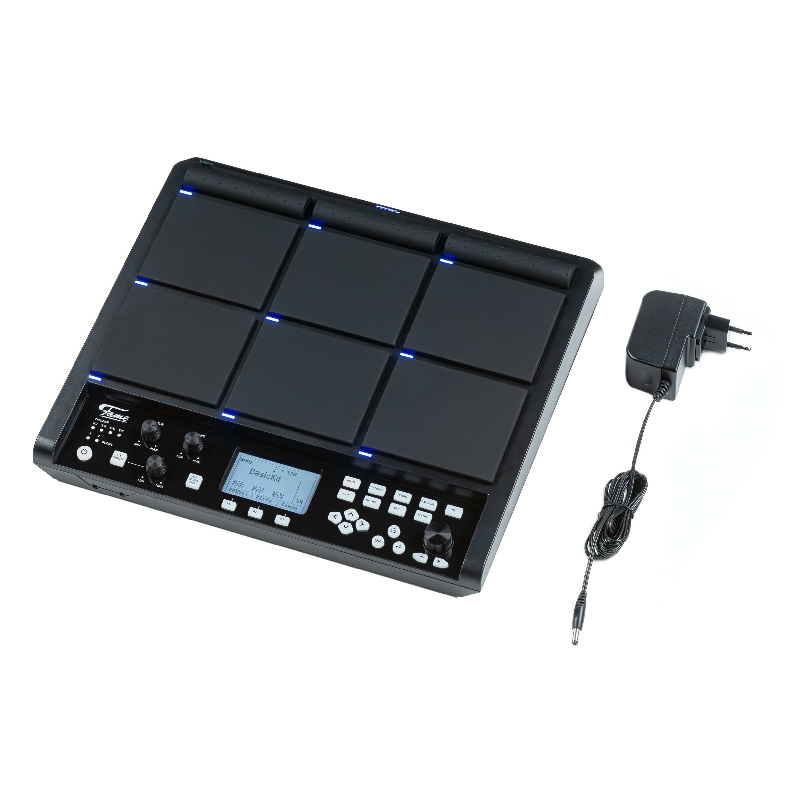 FAME E-Drum, E-Drums, Digital Drums, SPD Hybrid Wave Sample Pad - Digital Drum