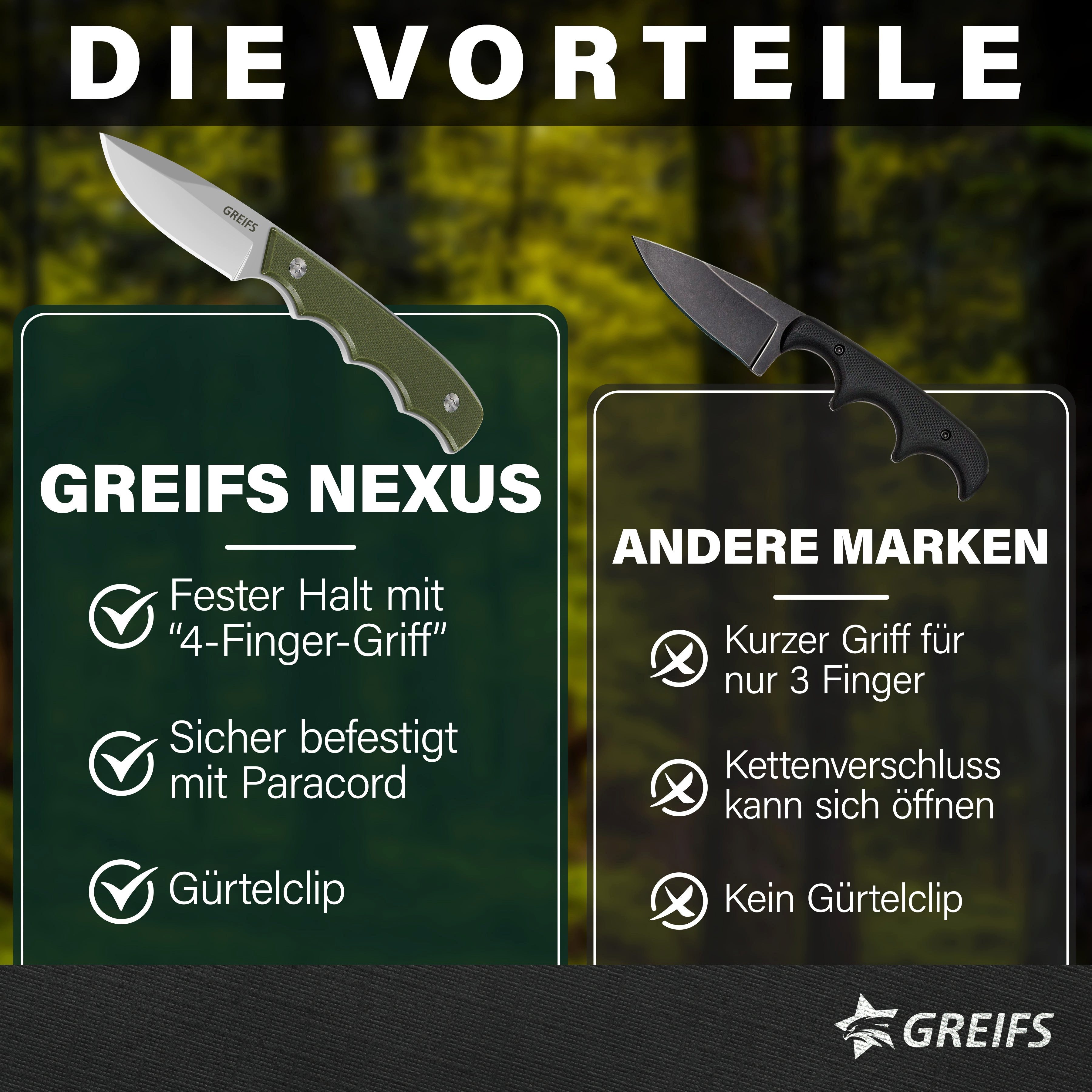 GREIFS Universalmesser NEXUS N2 Neck Knife günstig online kaufen