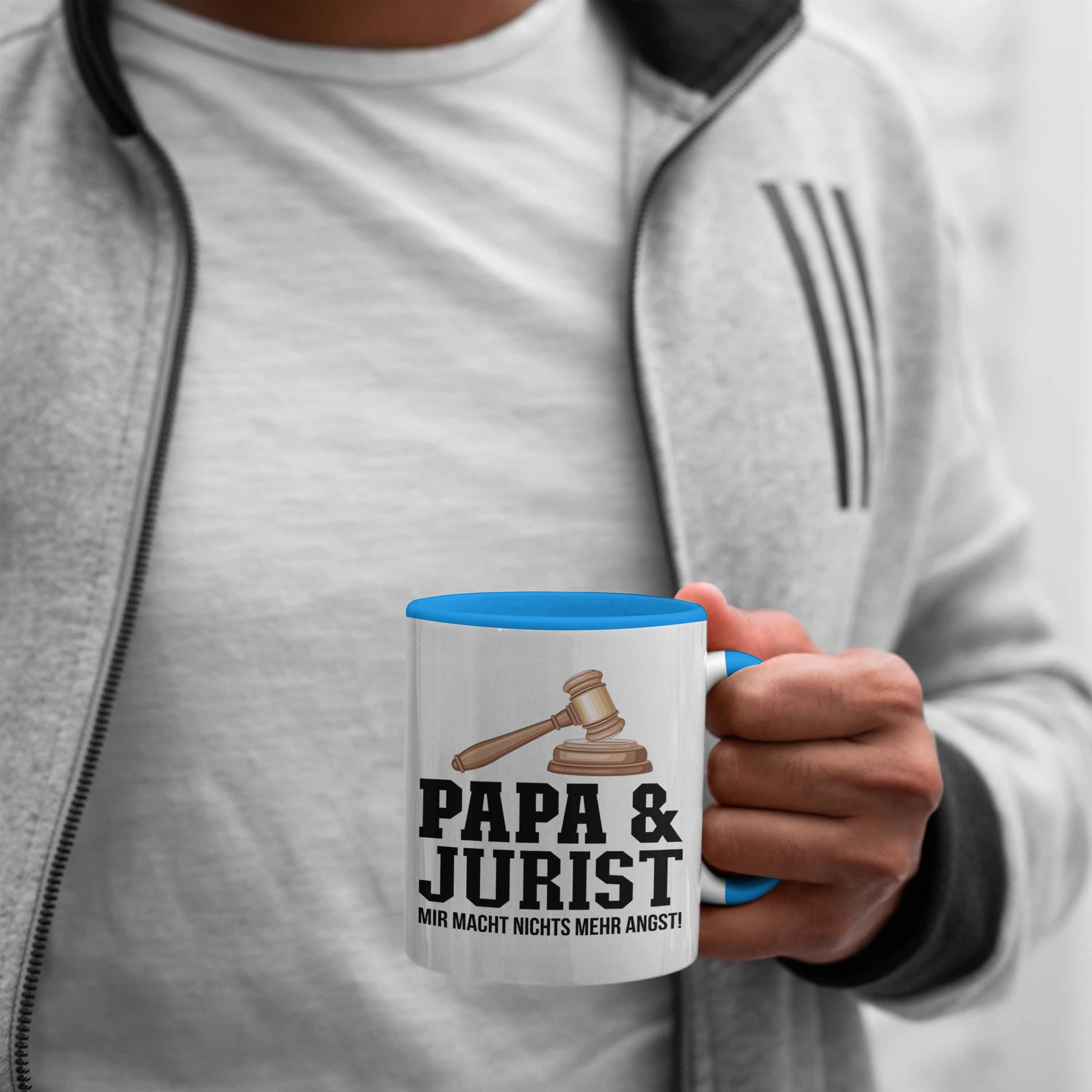 Blau Trendation Jurist Vater für Jura Papa Tasse Geschenkidee Trendation und - Juriste Tasse