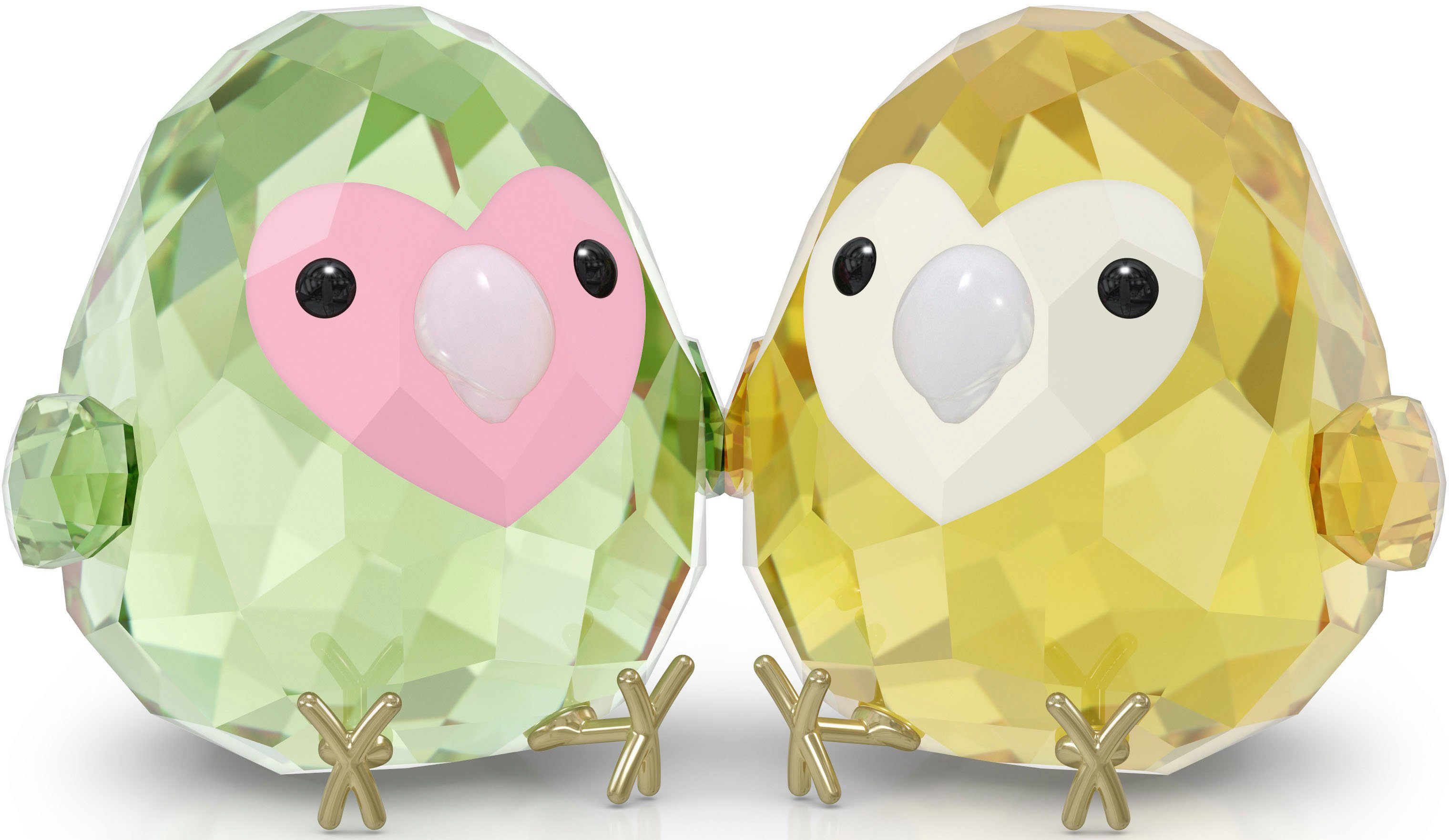 Dekofigur Vogel LIEBE All you Need are Birds Unzertrennliches Pärchen, 5644844