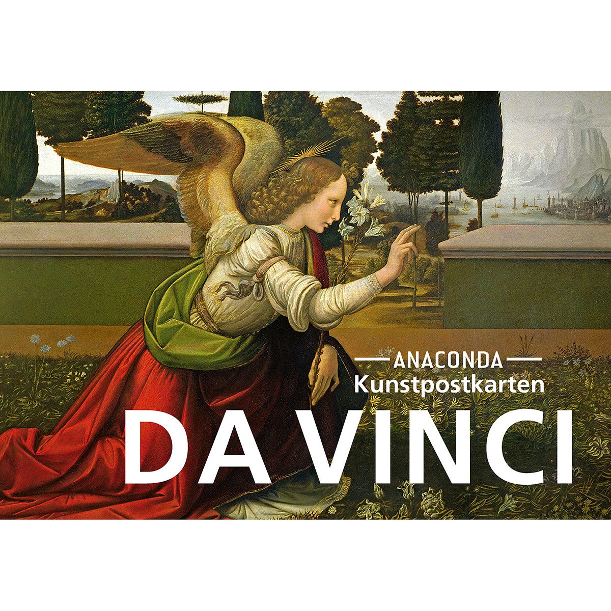 Anaconda Verlag Postkarte Postkarten-Set Leonardo da Vinci.