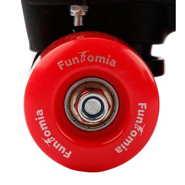 FunTomia Rollschuhe Rollschuhe/Discoroller Größen 30-42 Rollerskates Retro Disco Roller Skate Indoor Outdoor