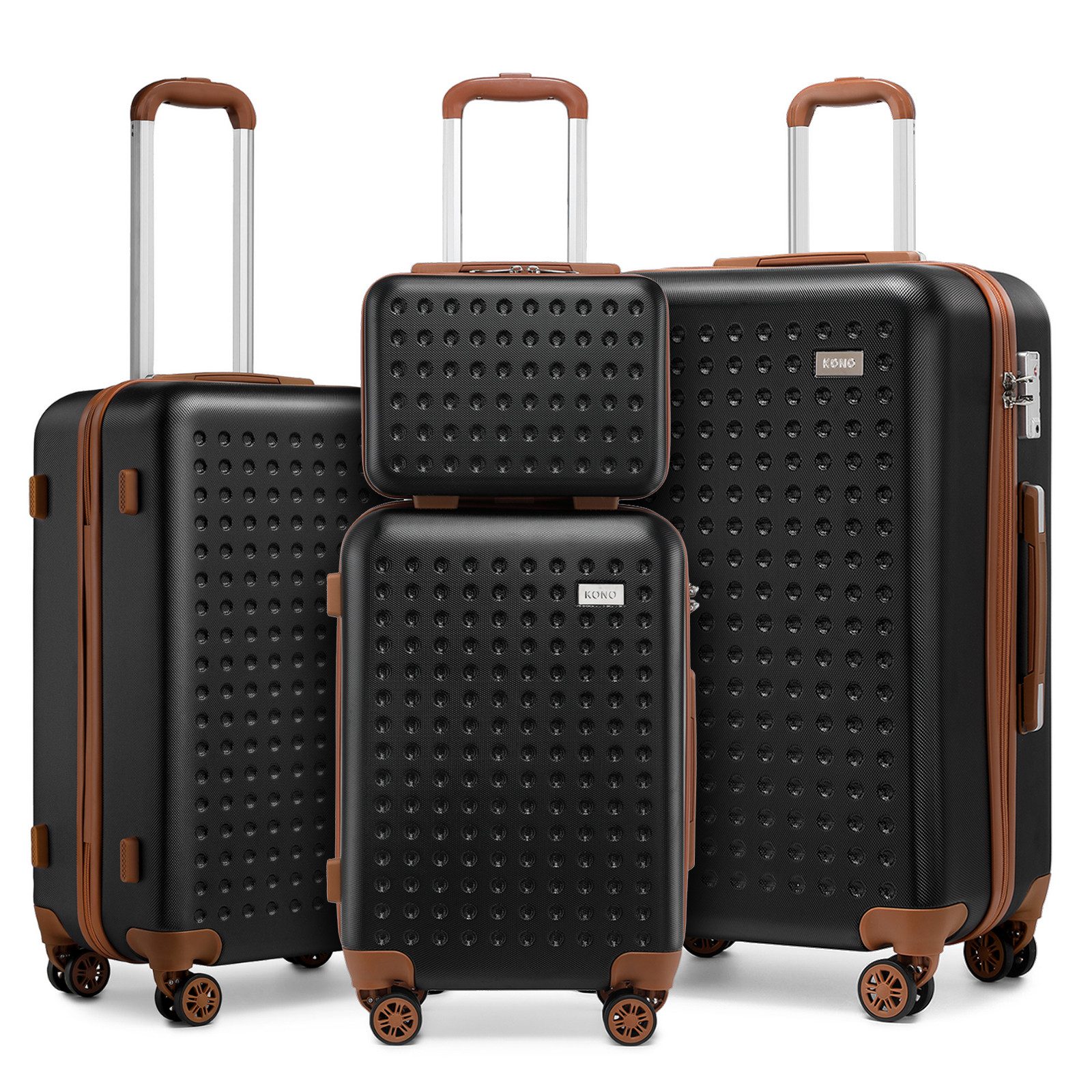 British Traveller Hartschalen-Trolley Hartschalenkoffer 100% ABS günstig online kaufen