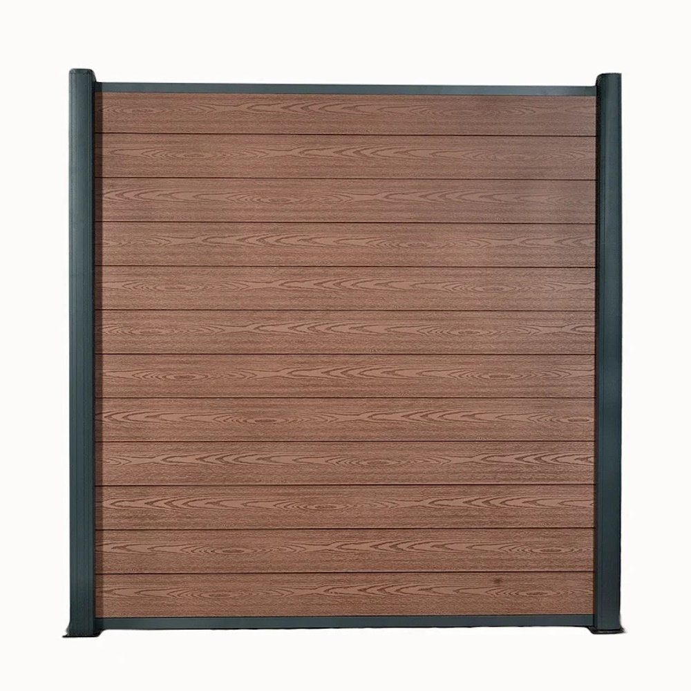 DeToWood Dichtzaun WPC Zaun Premium Braun günstig online kaufen