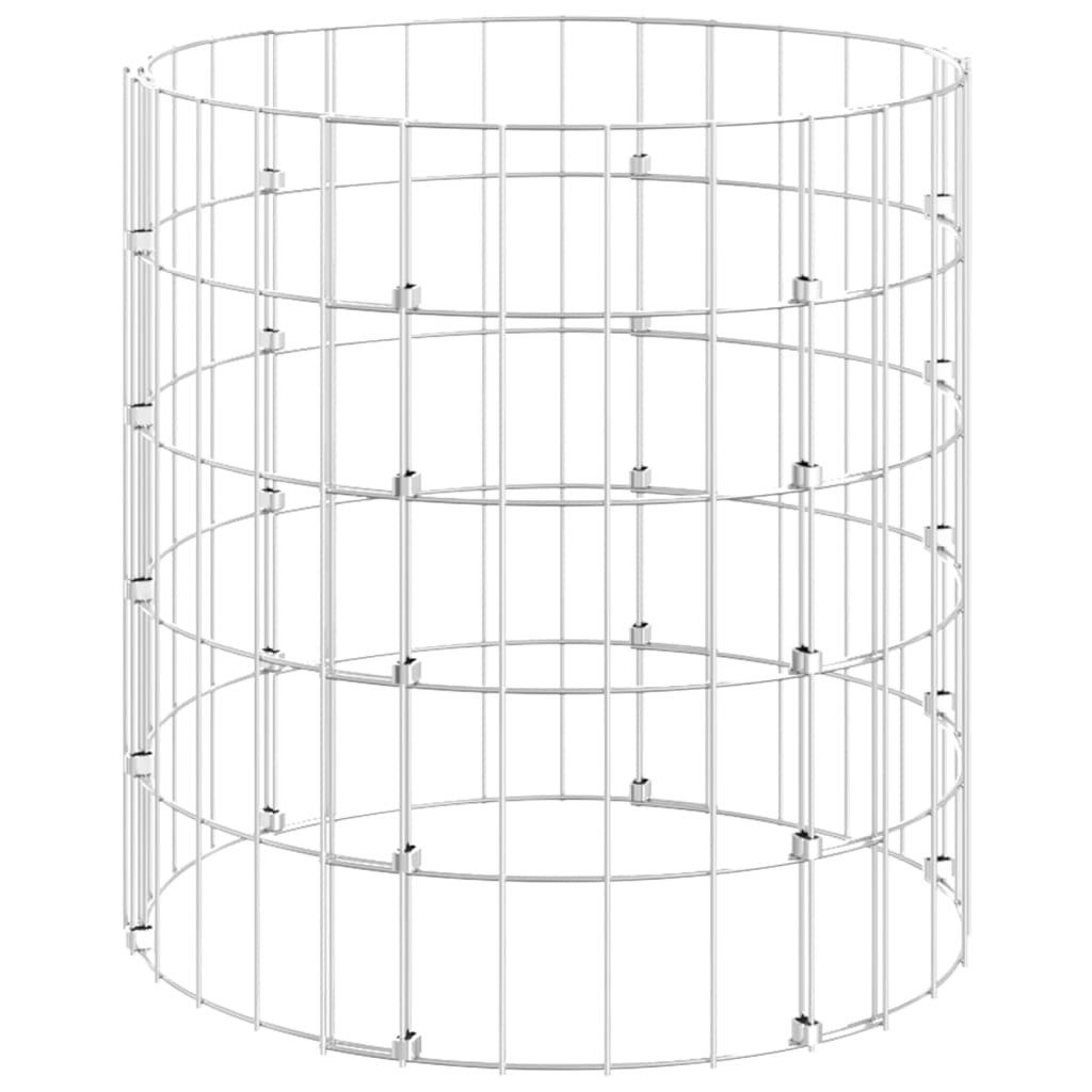 Komposter Gartenkomposter Ø100x100 cm Verzinkter Stahl
