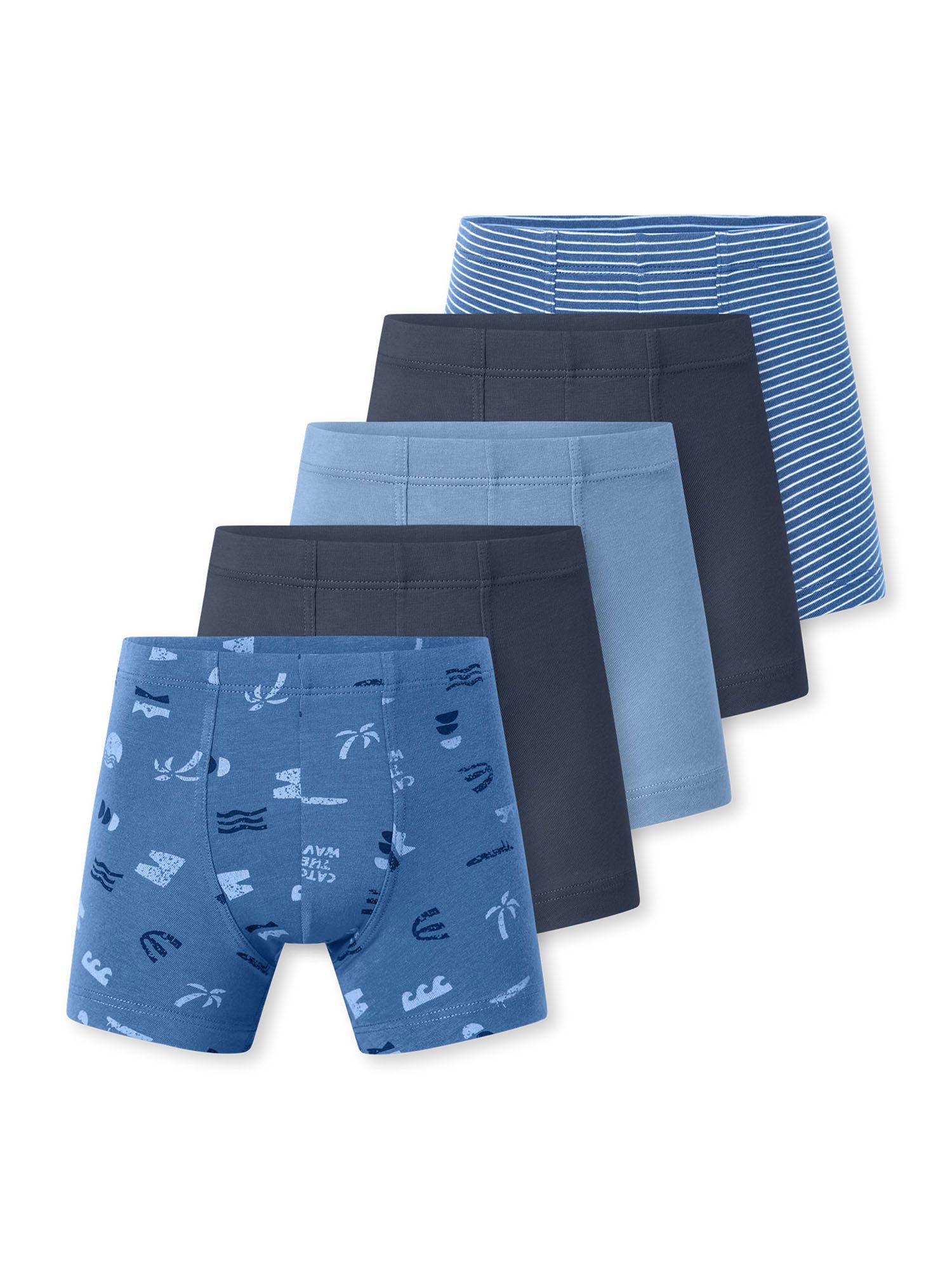 Schiesser Trunk 955 (5-St) Unterhose, Unterwäsche, Boxer Trunk
