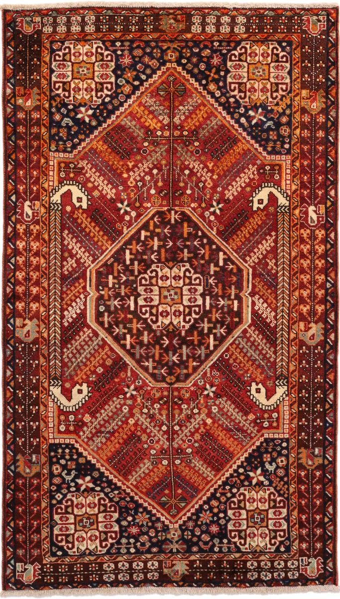 Trading, Orientteppich Orientteppich 10 Höhe: rechteckig, 139x239 mm Perserteppich, Shiraz / Handgeknüpfter Nain