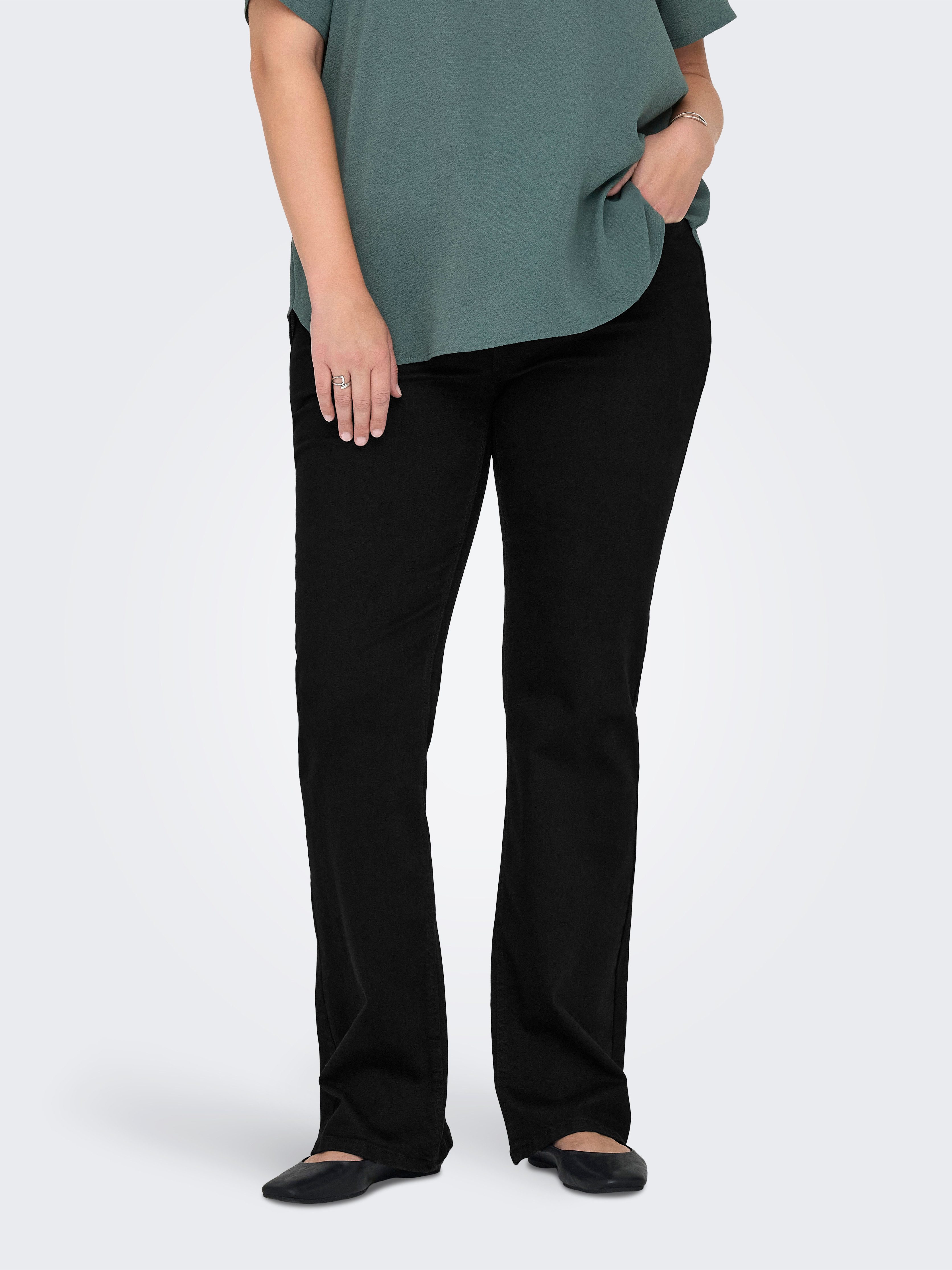 ONLY CARMAKOMA High-waist-Jeans CARWILLY HW FLARED PIM2343 DNM günstig online kaufen