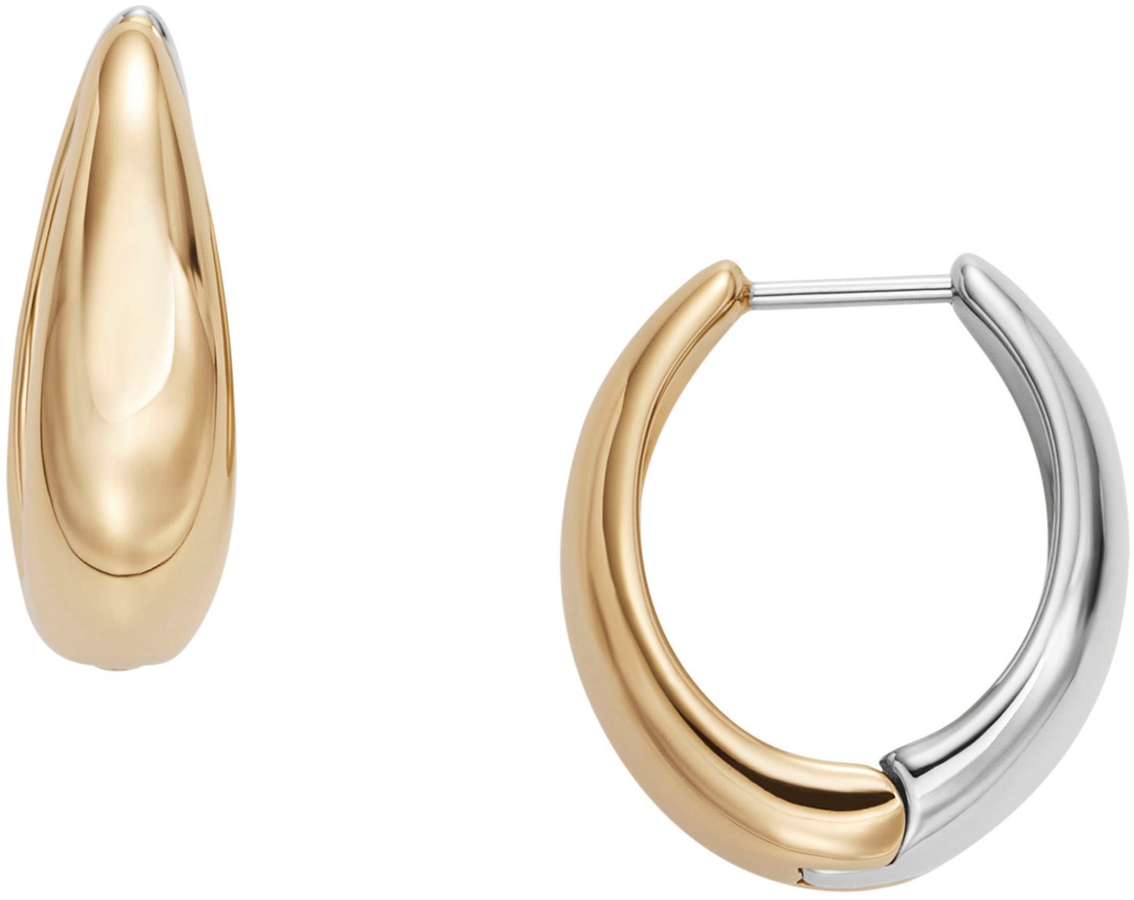 SKAGEN Paar Creolen Schmuck Geschenk Edelstahl Ohrringe LINJE MODERN günstig online kaufen