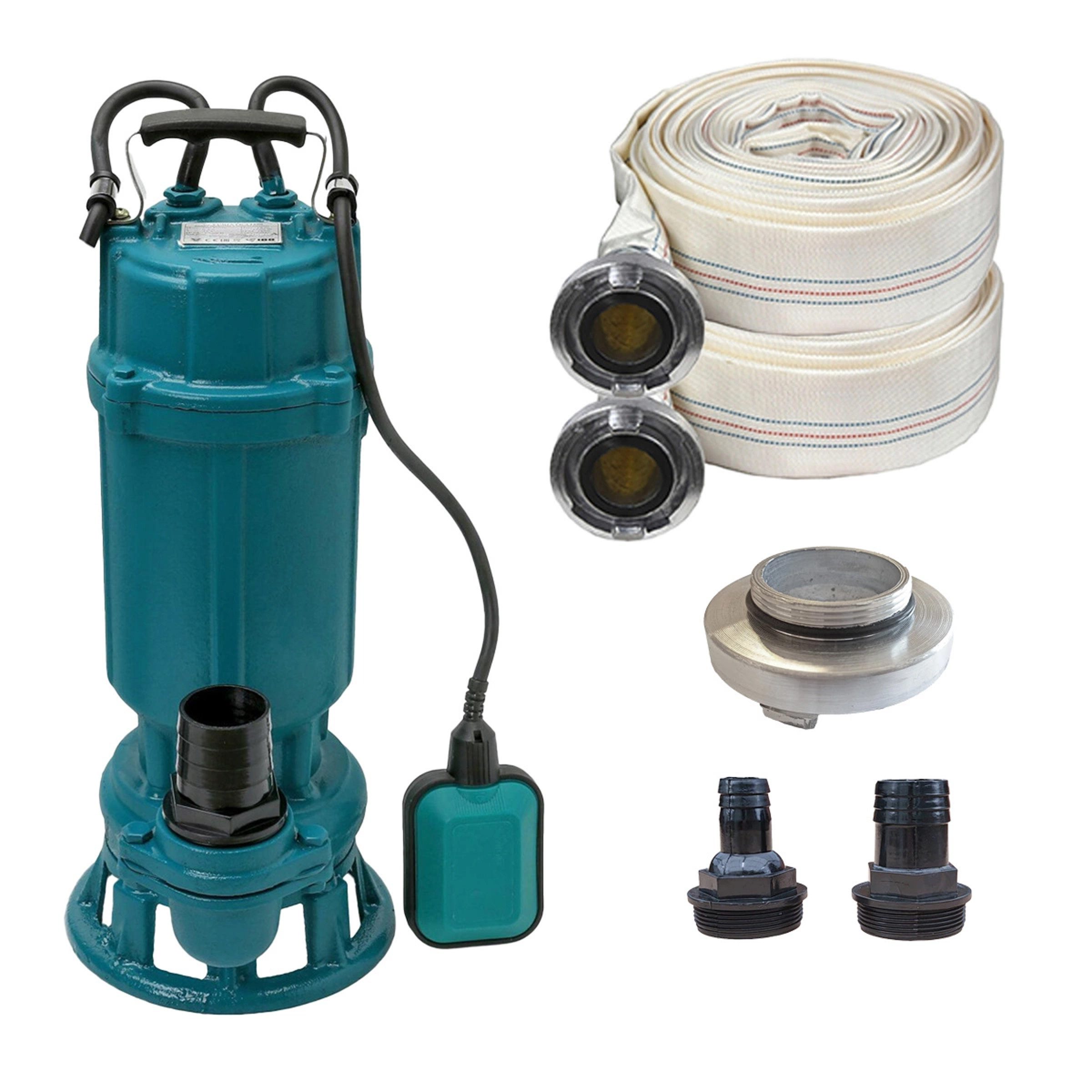 IBO Schmutzwasser-Tauchpumpe IBO Furiatka 1100 Schmutzwasserpumpe Häcksler + [LÄNGE] Schlauch