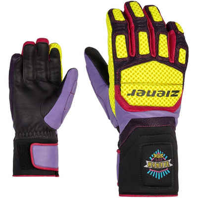 Ziener Skihandschuhe Ziener Race Gloves Ski Leder Handschuhe SPEED