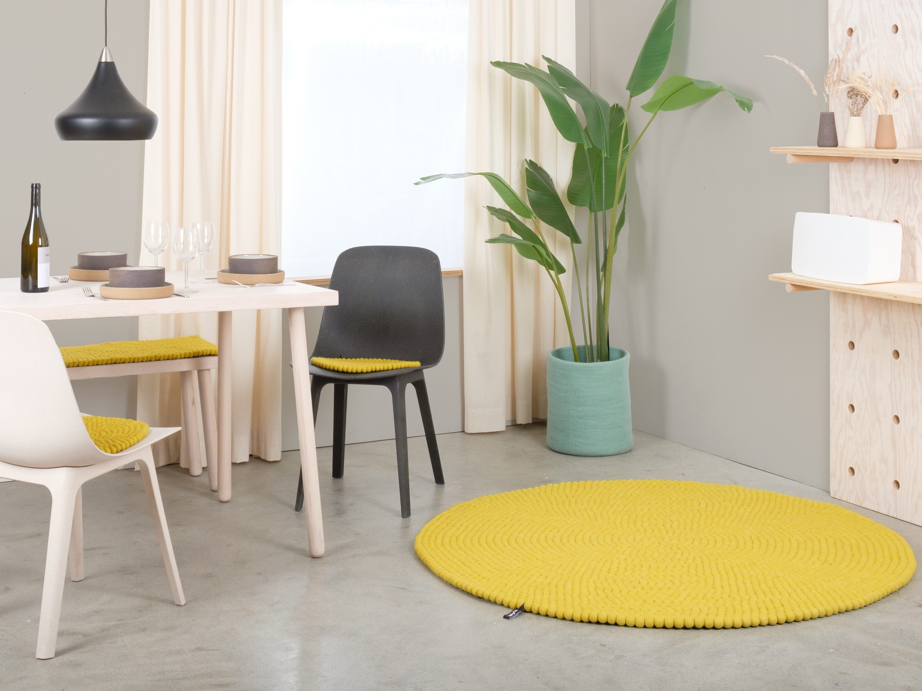 myfelt Wollteppich Kata, Schurwolle