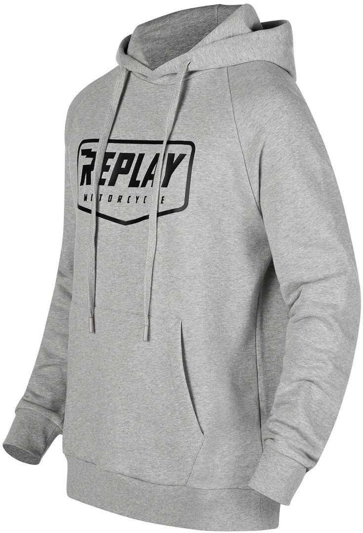 Kapuzenpullover Logo Hoodie Grey Replay