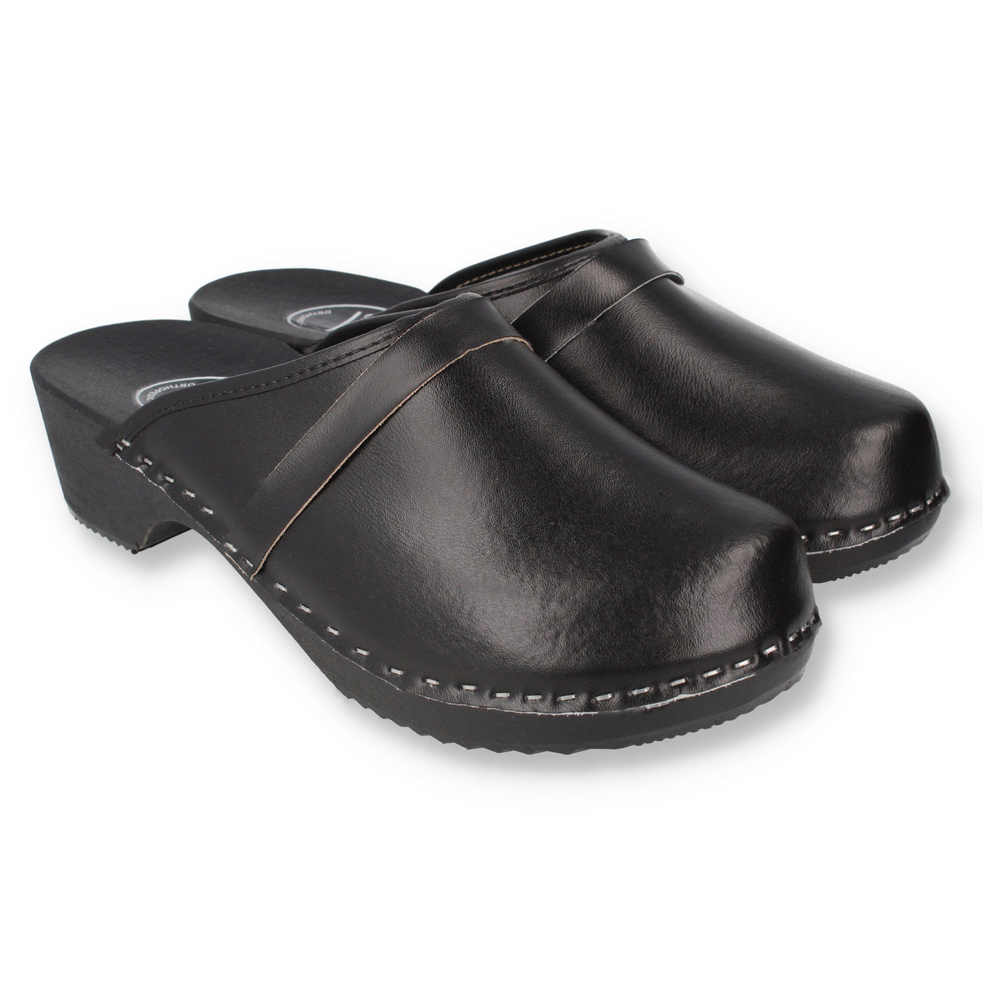 Garten Clogs & Clog Outdoor schwarz/weiß Cloque