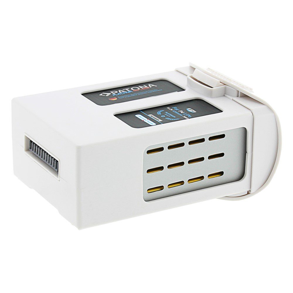 Patona Platinum Akku für DJI Phantom 4 Advanced Plus + Pro Obsidian 1650120 Drohnen-Akku Ersatz Drohnenakku 5200 mAh (15,2 V, 1 St), 100% kompatibel l maßgefertigte Passform l Überhitzungsschutz