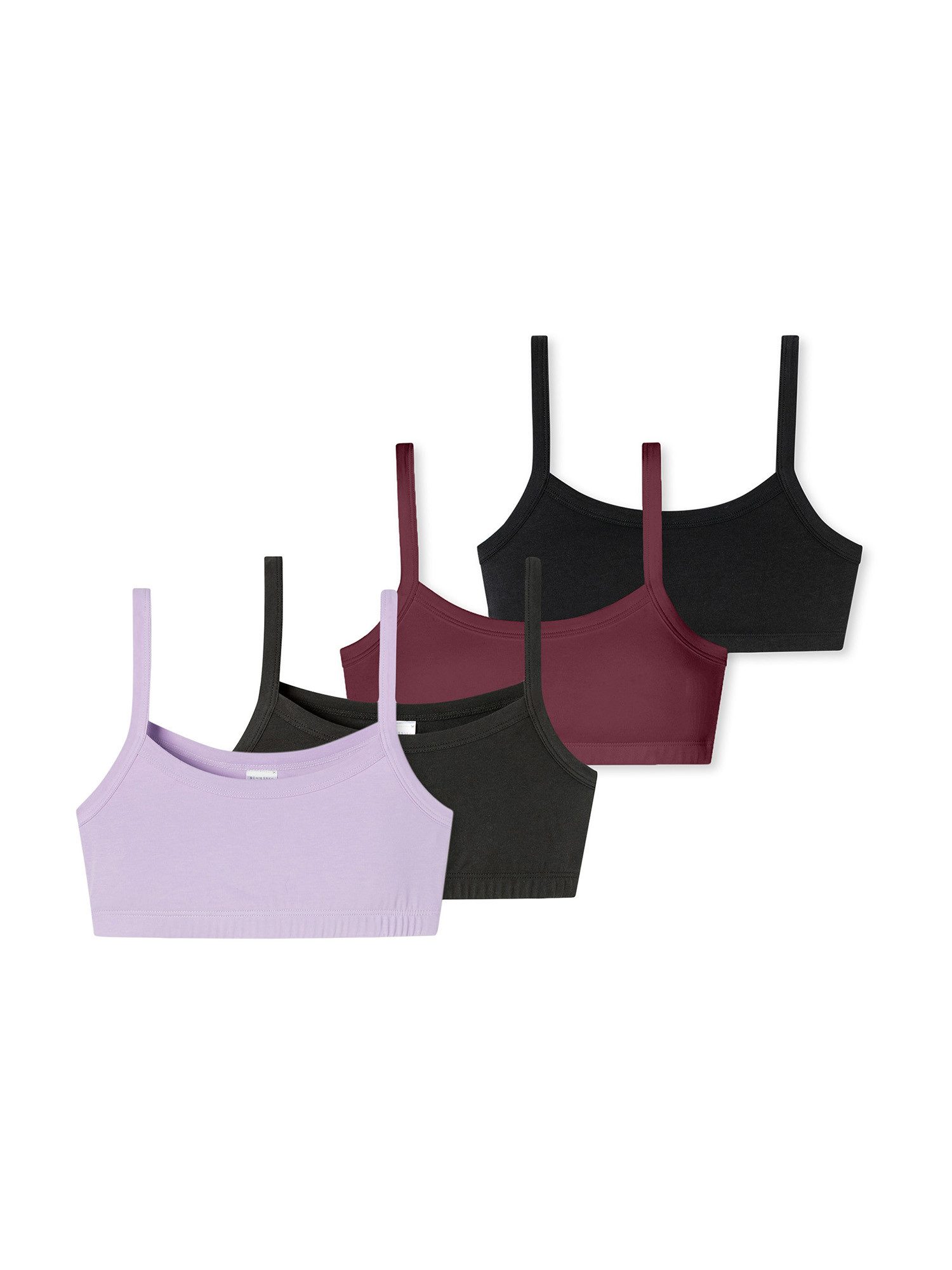 Schiesser Bustier Fresh Vibe Multi (4-tlg) BH, Bustier Top, Bustier‑BH