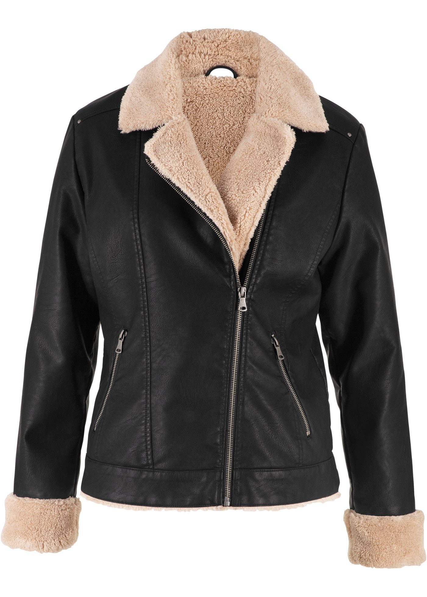 Lederimitatjacke