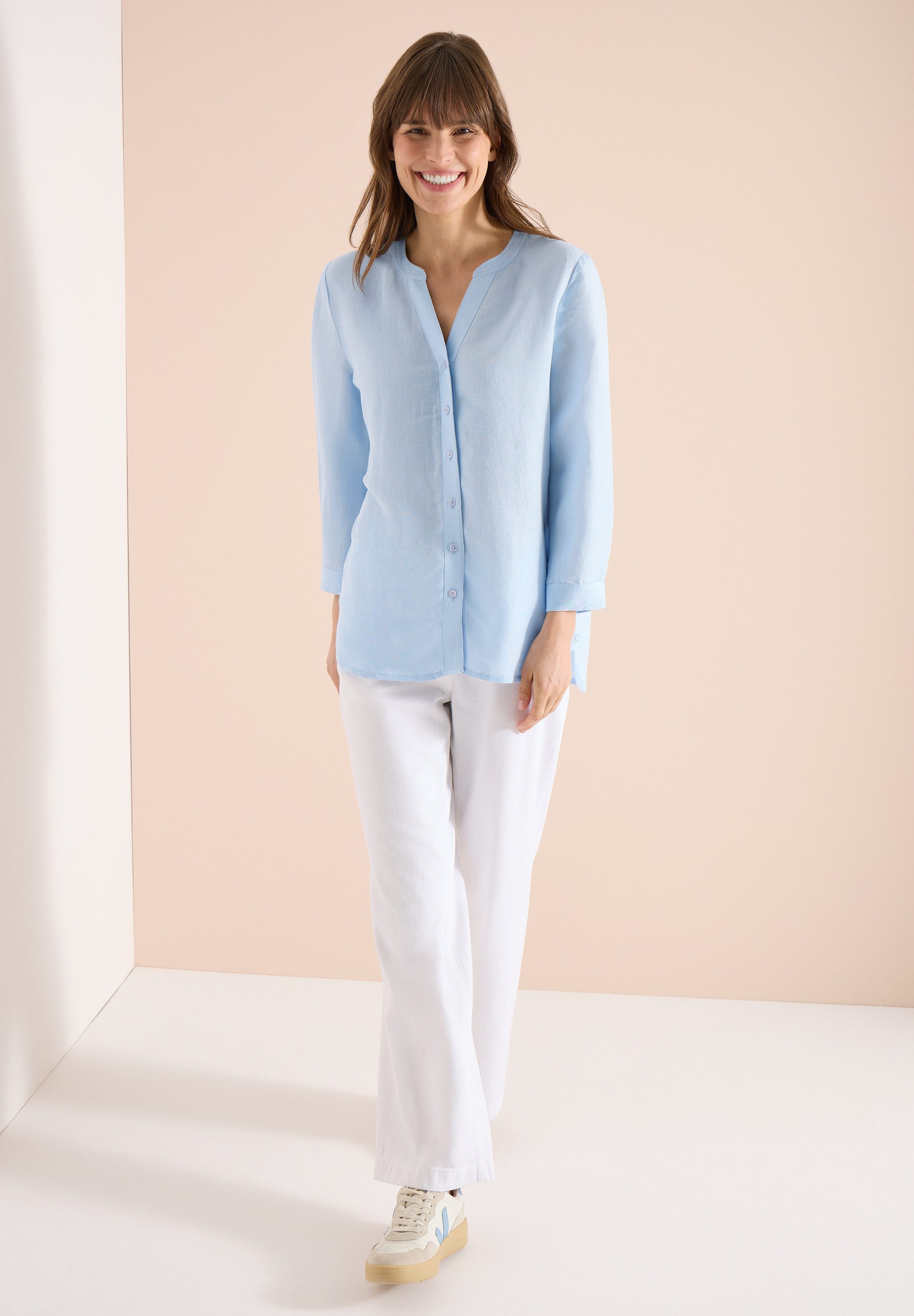 CECIL Longbluse mit 3/4 Ärmeln