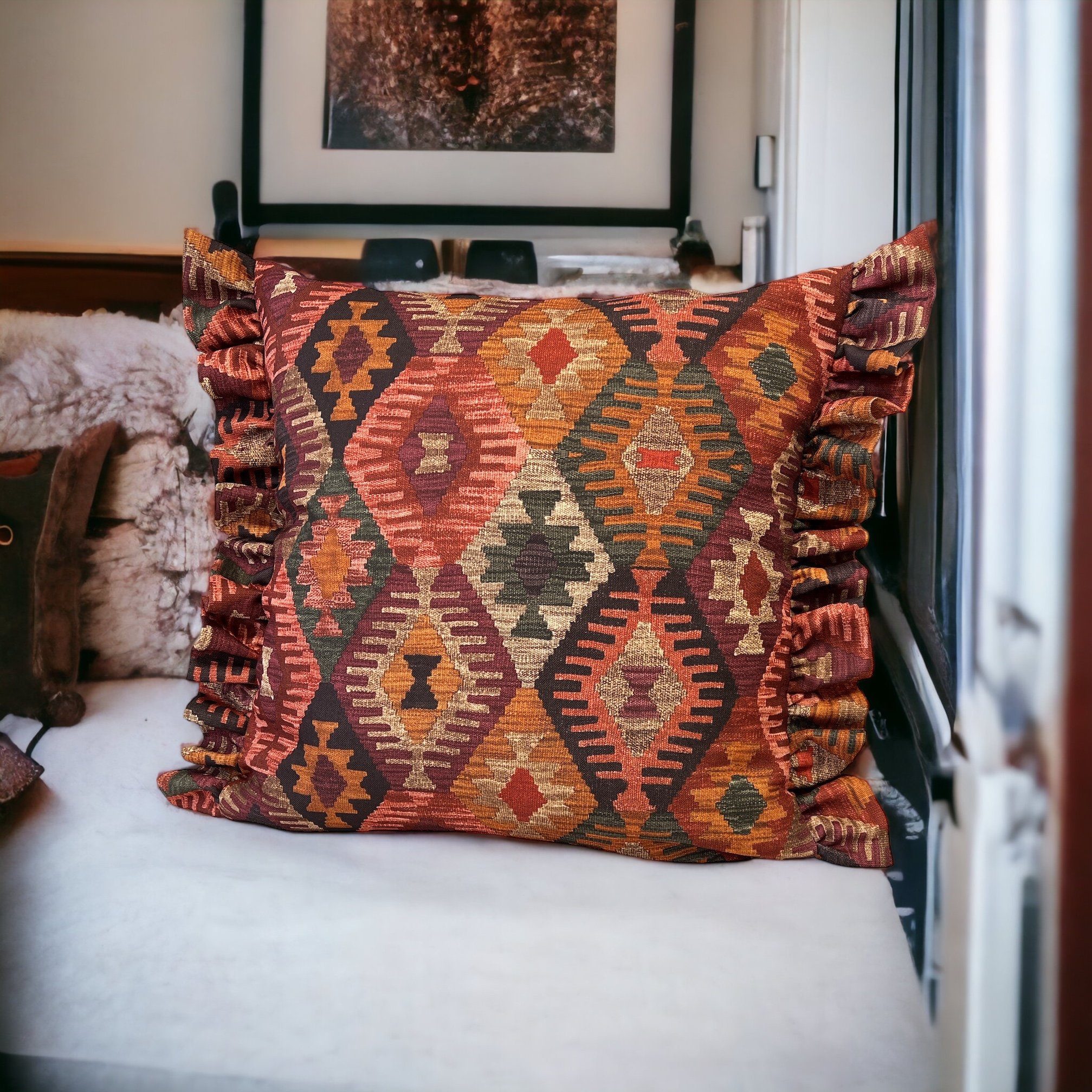 RoKo-Textilien Kissenbezug Kissenbezug mit Rüschen 100% Polyester in 5 Maße günstig online kaufen