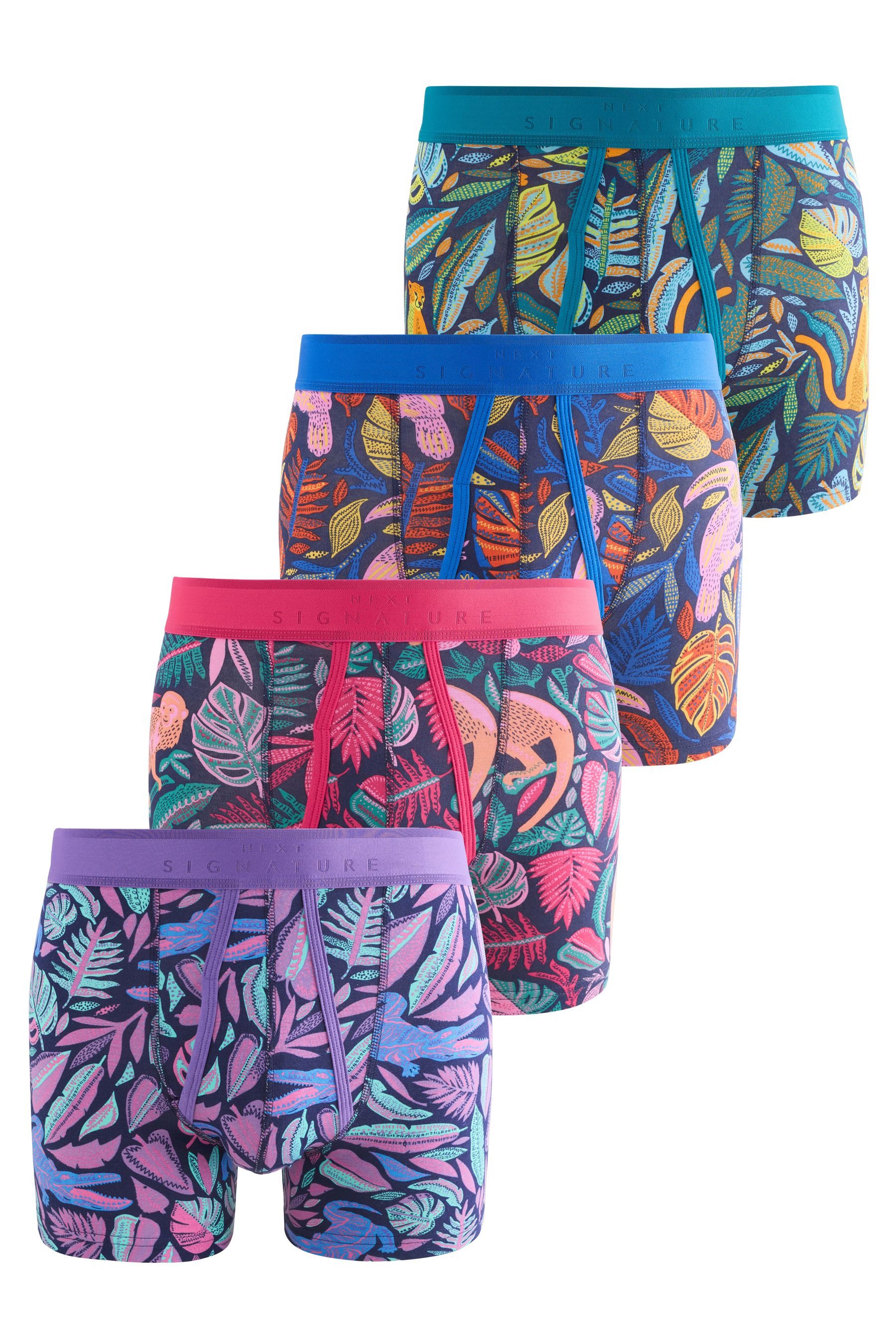 Boxershorts Signature A-Front Boxershorts, 4er-Pack