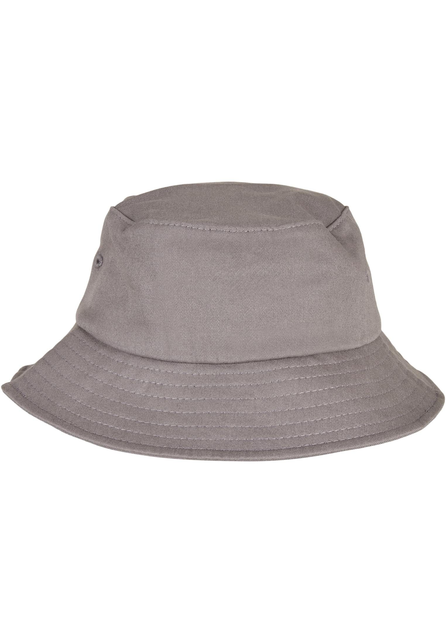 Flexfit Flex Cap Accessoires Cotton Kids grey Flexfit Twill Bucket Hat