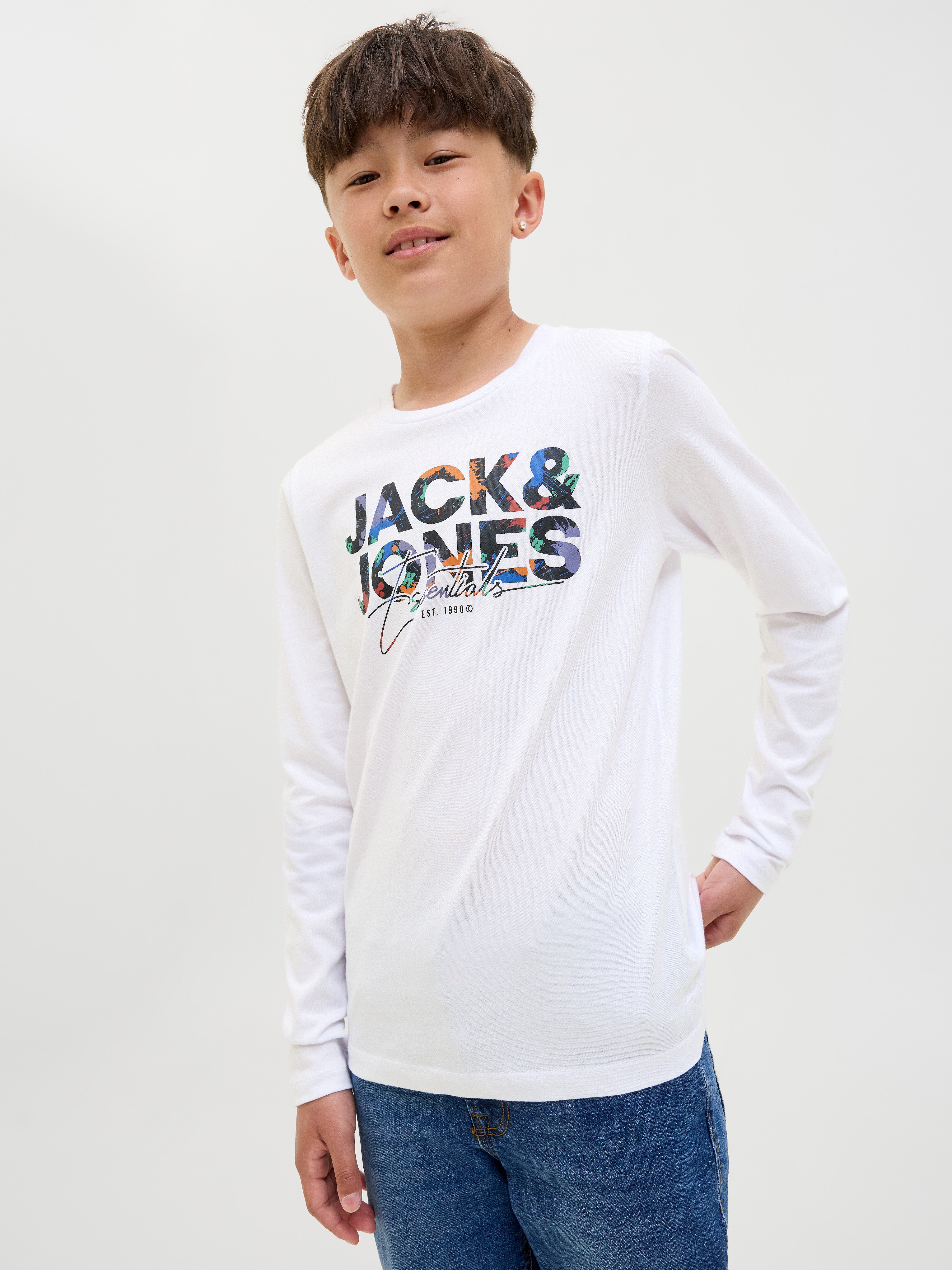 Jack & Jones Junior Langarmshirt JJGEPLAS günstig online kaufen