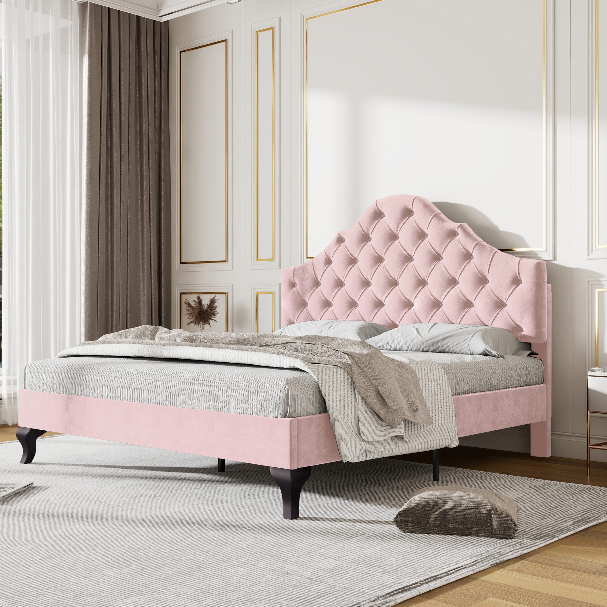 STILVORA Polsterbett 140×200 Jugendbett Kinderbett mit günstig online kaufen