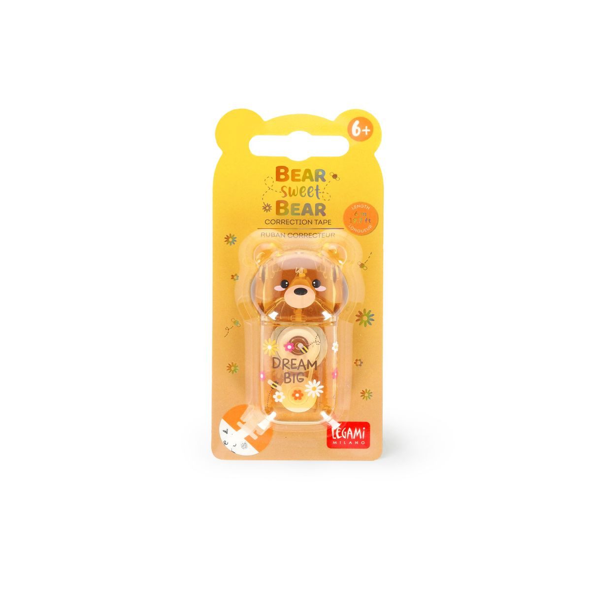 Legami Federmäppchen LEGAMI Bear Sweet Bear Korrektur-Roller Teddy Bear 6 m