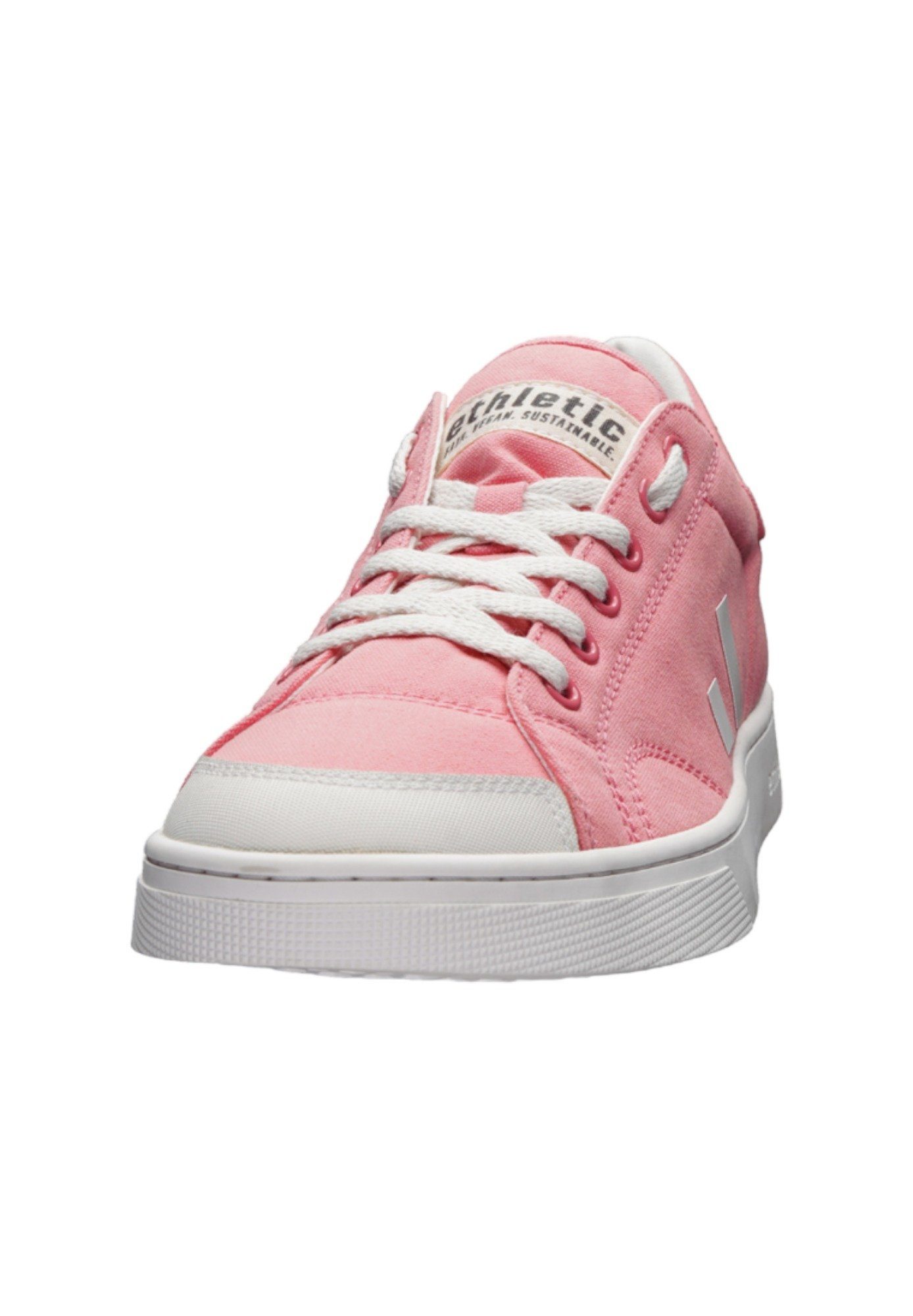 ETHLETIC Active Lo Cut Sneaker Fairtrade Produkt Strawberry Pink - Just White
