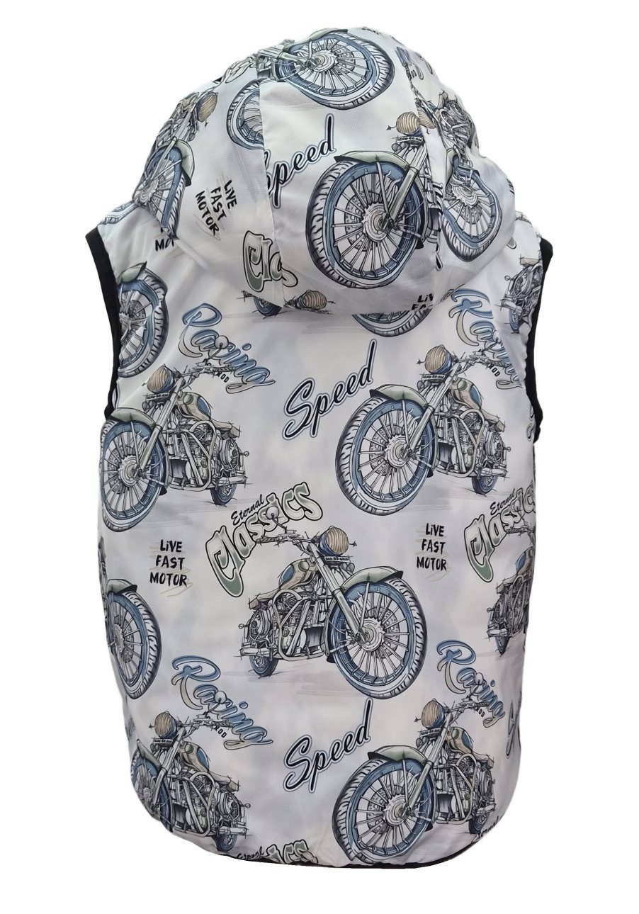 Fashion Boy Steppweste Wendbare Jungen Steppweste mit Kapuze JH8476 – Bild 4 von 4