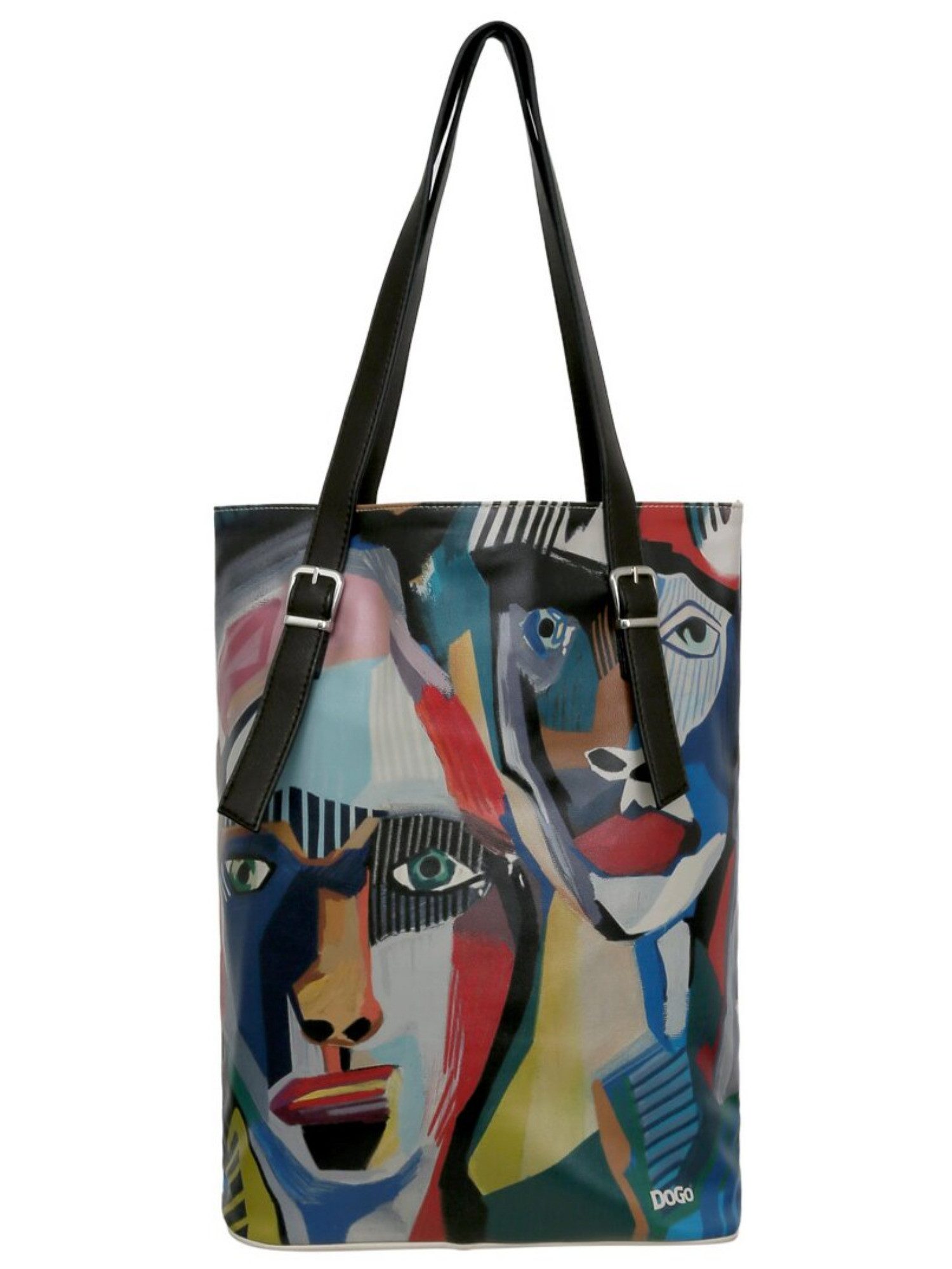 DOGO Umhängetasche Tall Bag Damen Schultertasche You Are Never Alone Damen, Handgefertigt