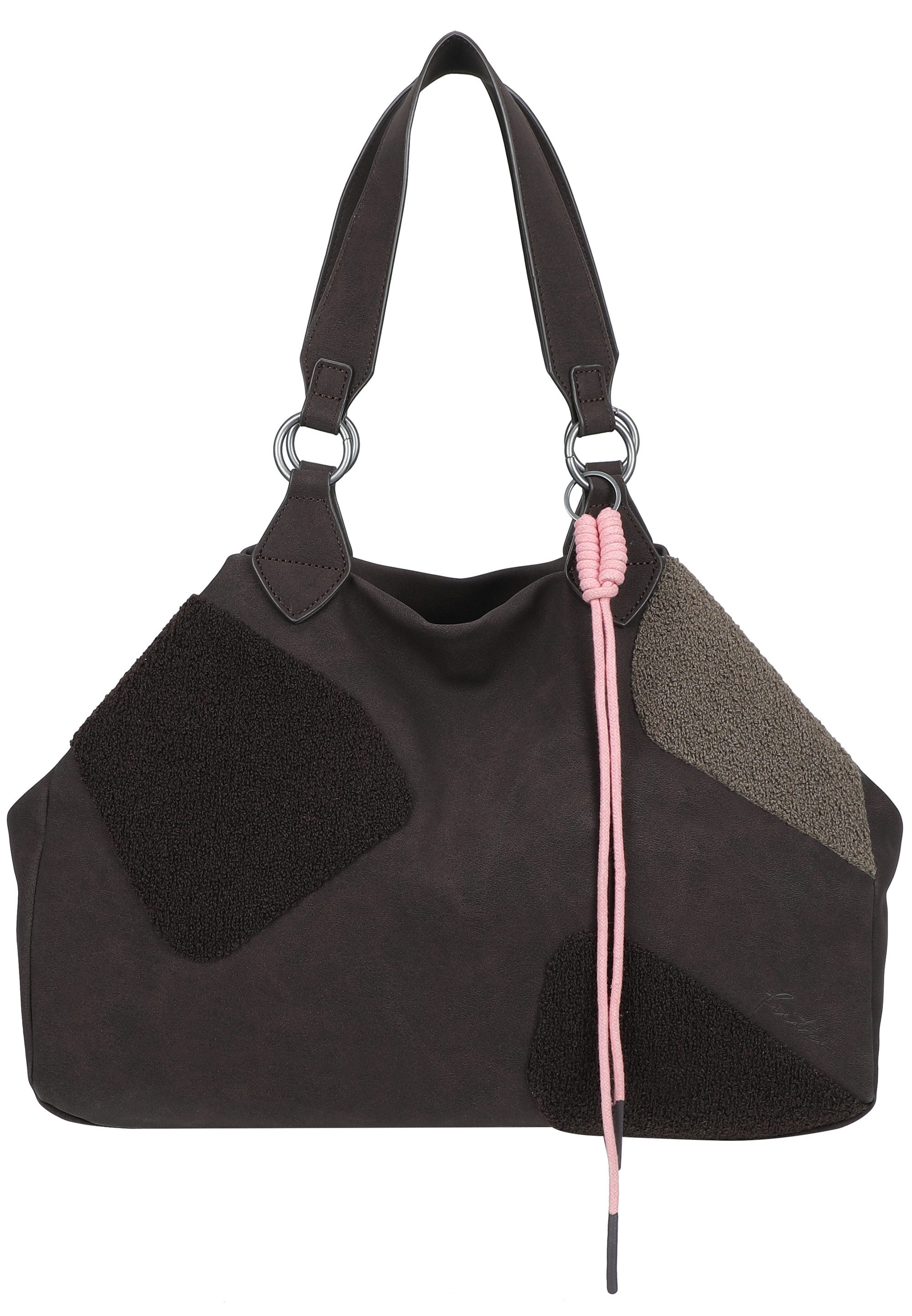 Fritzi aus Preußen Henkeltasche Izzy Medium Limited Happy, mit moderner und weicher Flockung