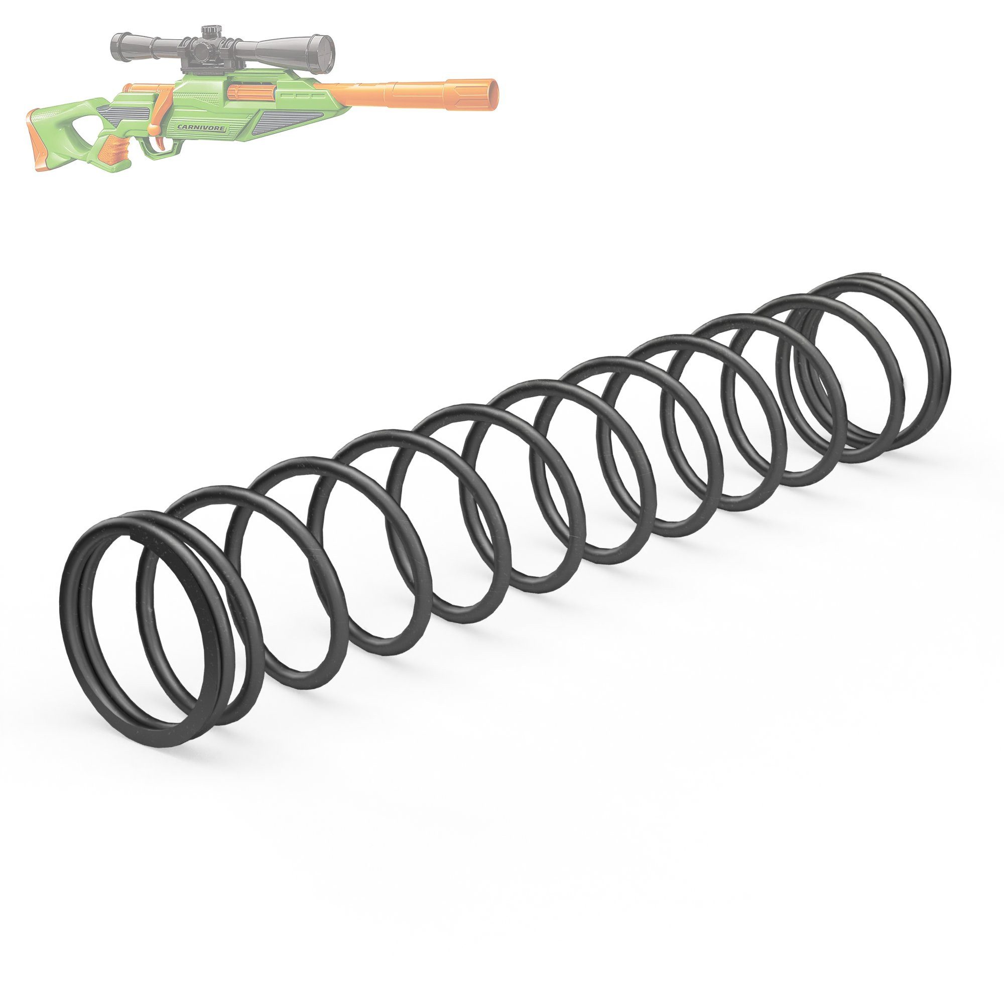 Blasterparts Blaster Tuning-Feder passend für BuzzBee - Air Warriors Ca, Stärkere Feder für einen tollen Blaster