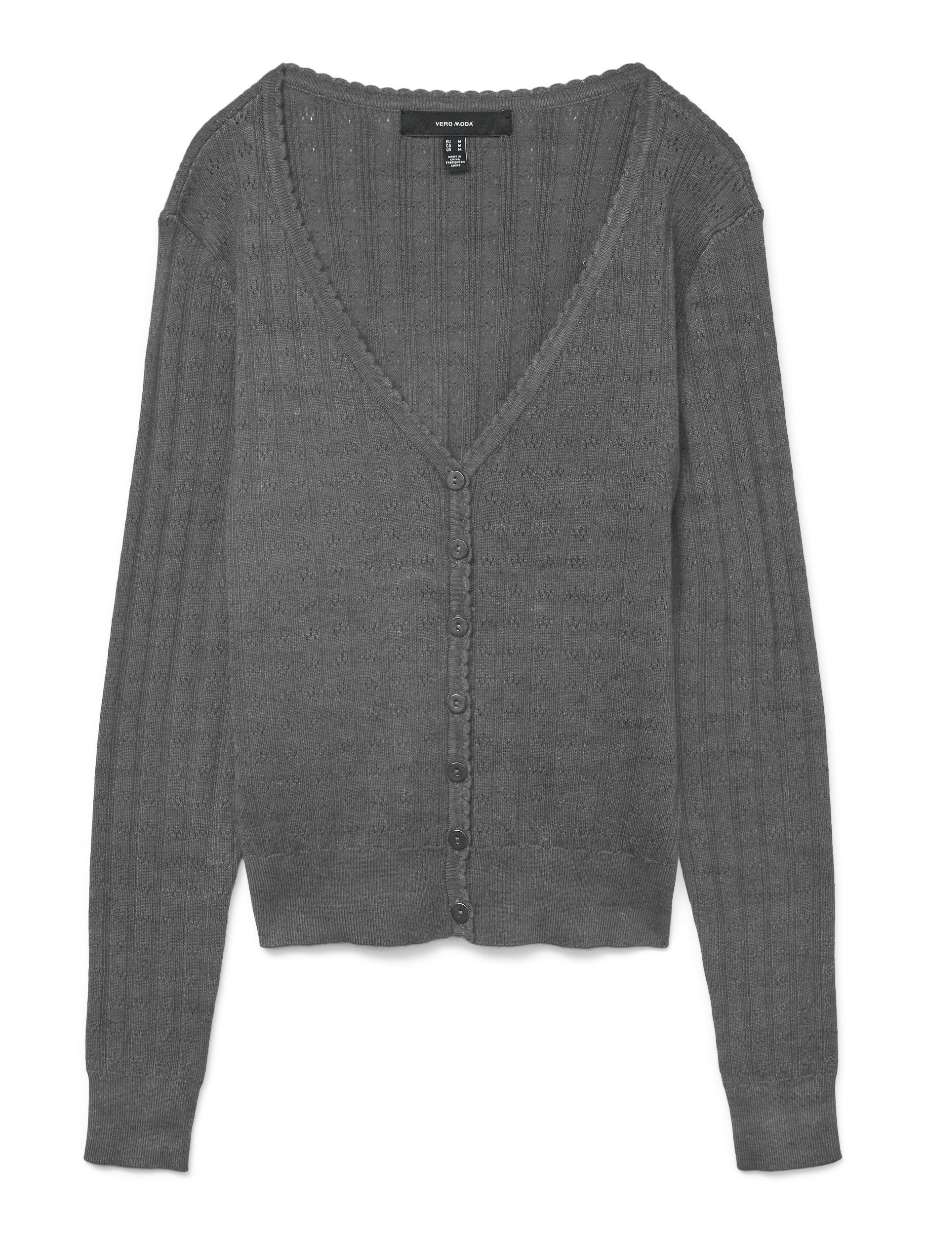 Vero Moda Strickjacke VMWILLOW POINTELLE LS V-NCK CARDIGA