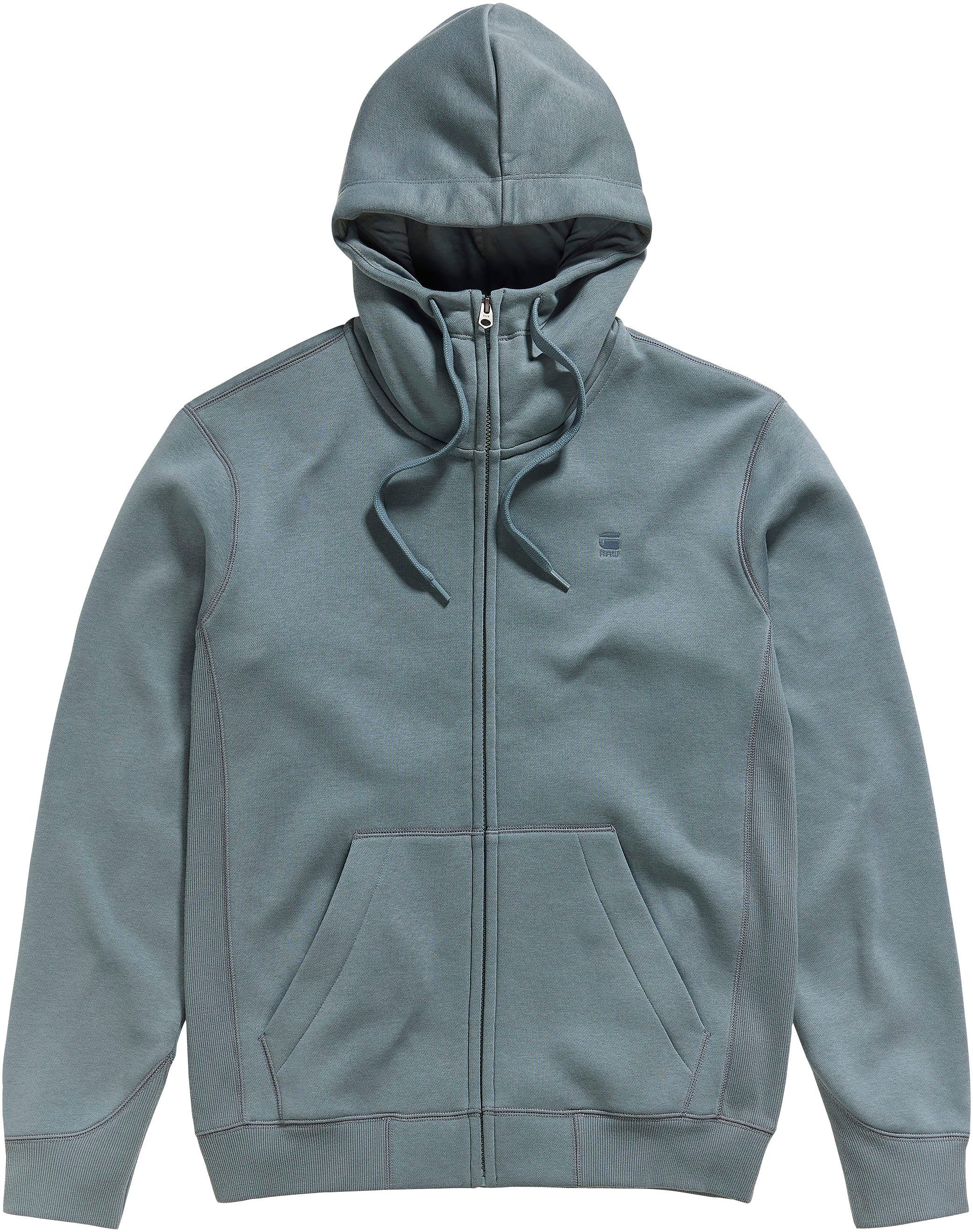 Premium G-Star Zip Basic Kapuzensweatjacke Hooded RAW Sweater axis