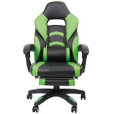Feel2Home Gaming Chair Bürostuhl Gaming Stuhl Racing Stuhl Drehstuhl Sessel versch. Farben, belastbar bis 150 kg