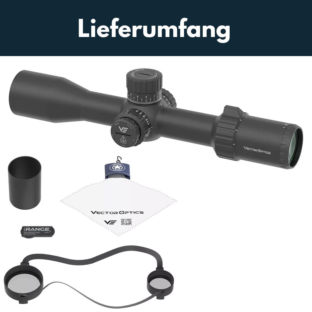 Vector Optics Vector Optics SCFF-80 Tauron 4-16x44 HD MOA FFP Zielfernrohr (Ideal für Jagd, Sport und Airsoft)