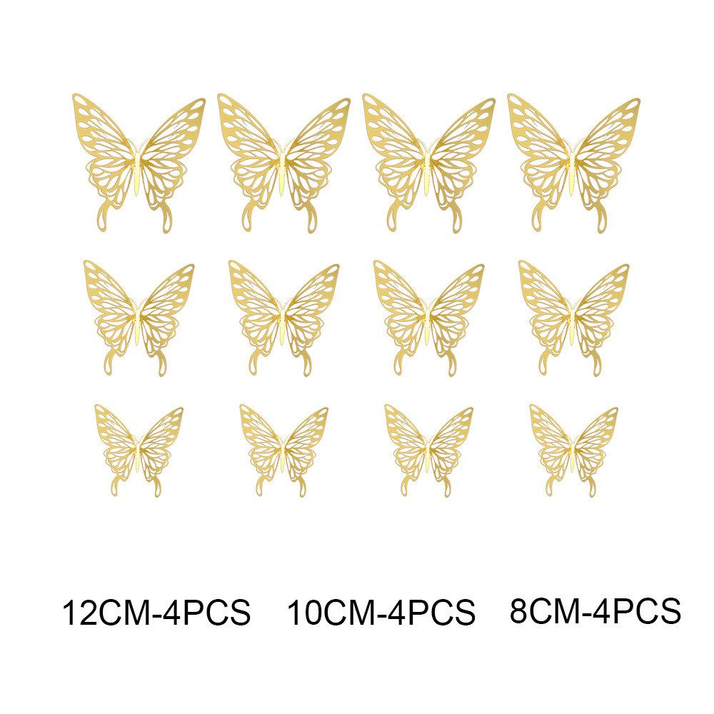 XDeer 3D-Wandtattoo 36 Stück 3D Schmetterling günstig online kaufen