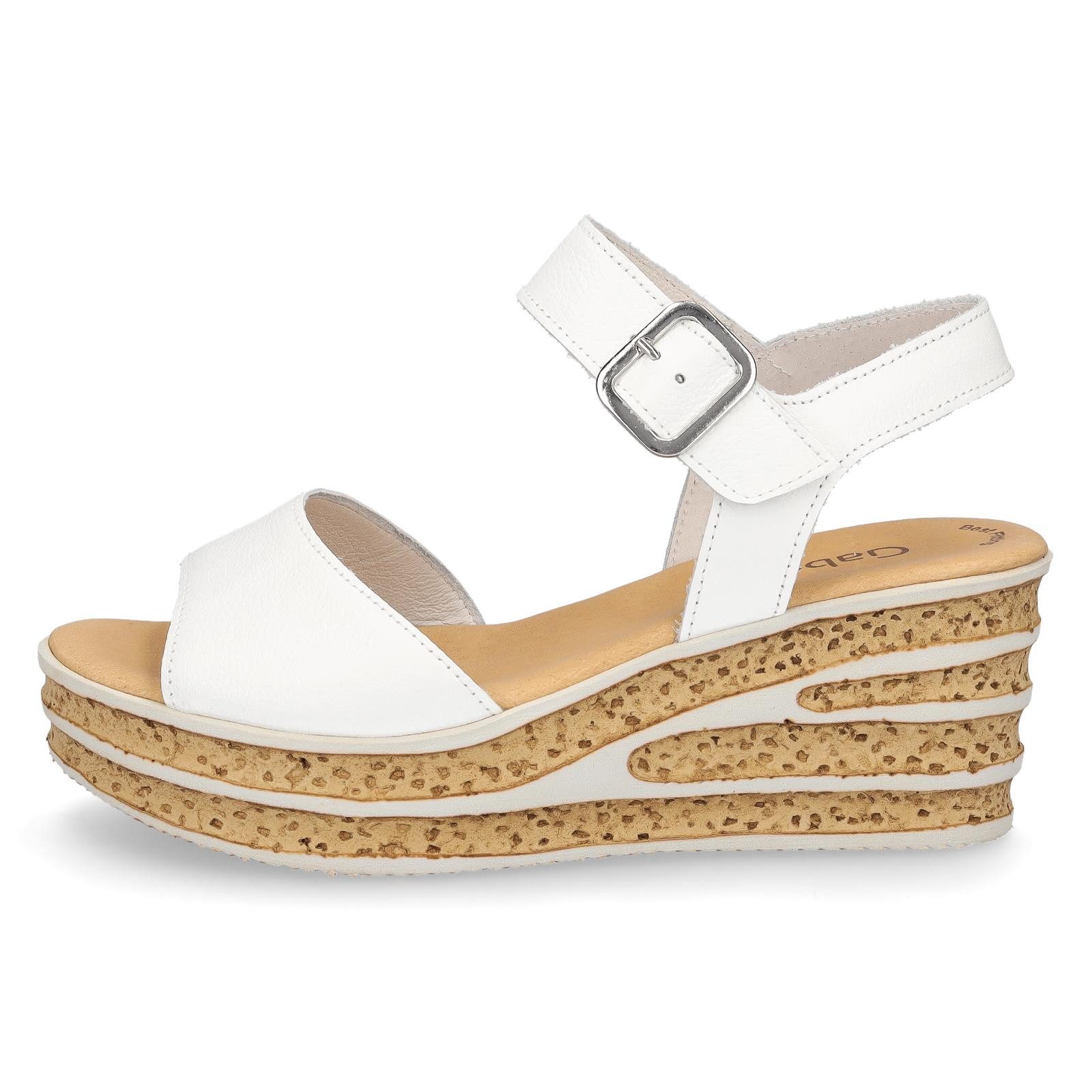 Gabor Gabor Damen Plateau Sandalette weiß günstig online kaufen