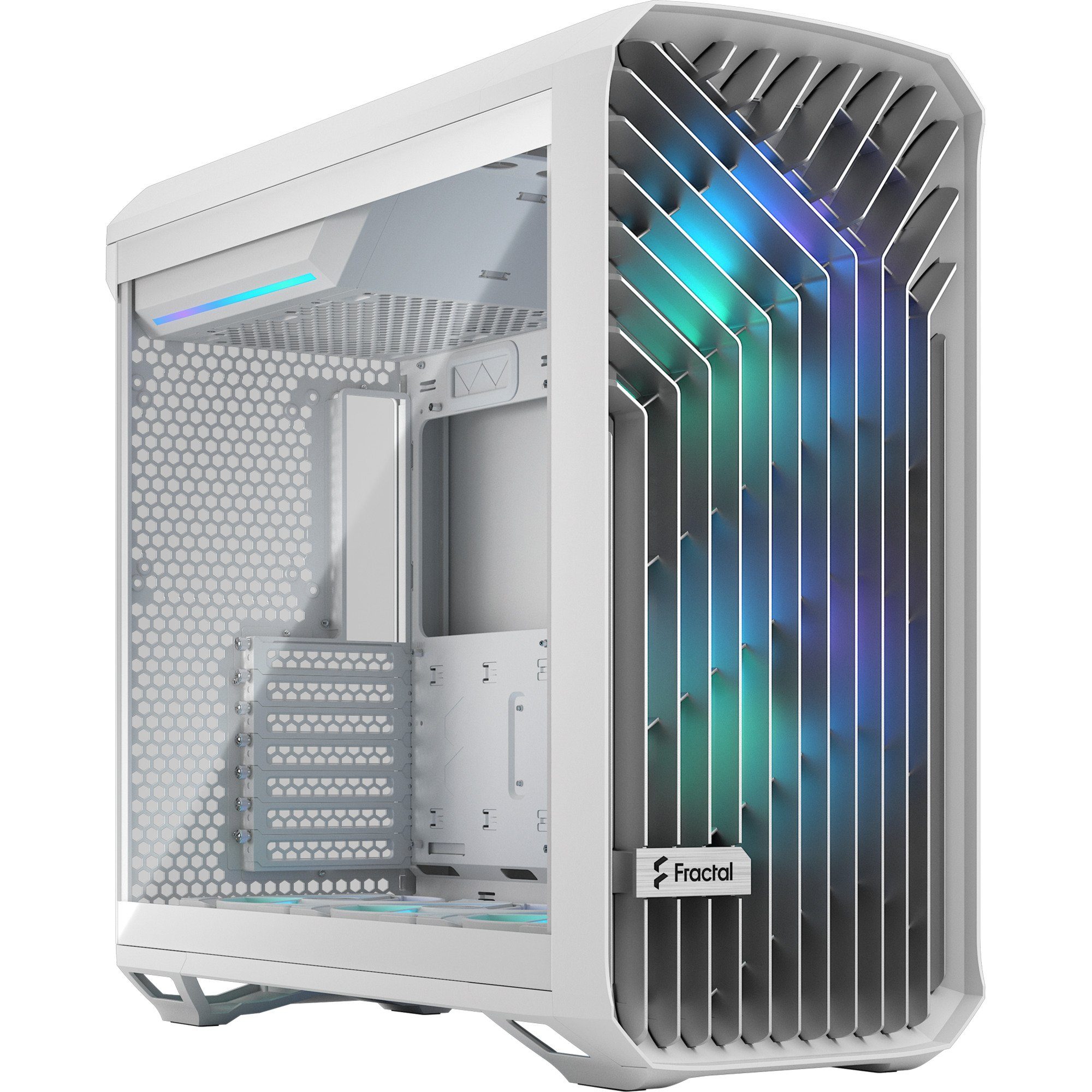PC-Gehäuse Fractal Design Torrent White RGB TG Clear Tint